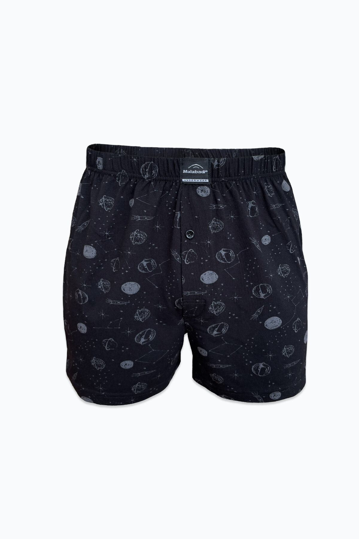 Malabadi Erkek 12 li Premium Collection Desenli Geniş Kalıp Modal Boxer 12M254 - 2