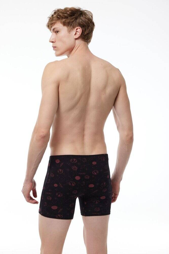Malabadi Erkek 3 lü Desenli Set 1 Premium Collection Modal Uzun Boxer 3M250 - 2