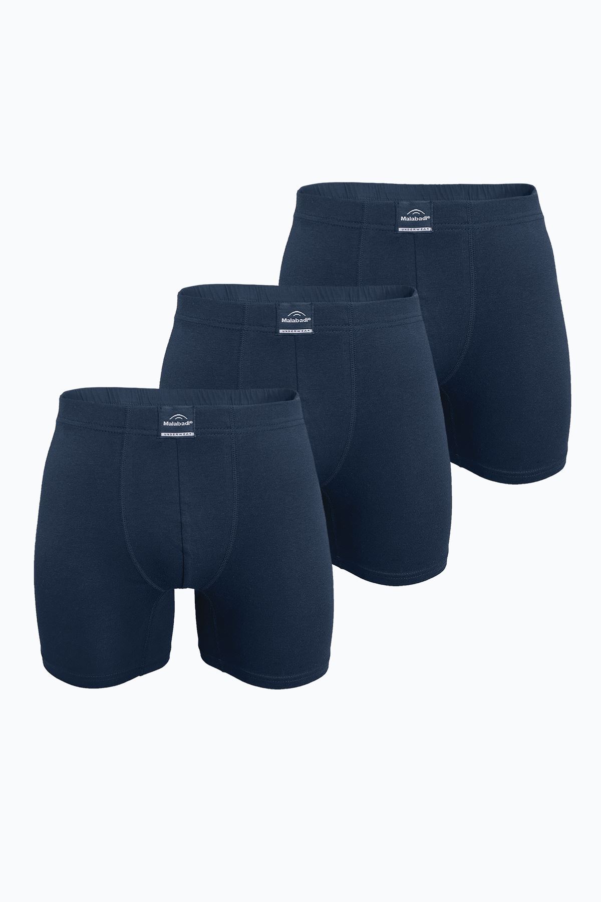Malabadi Erkek 3 lü Füme Premium Collection Modal Uzun Boxer 3M250 - 1