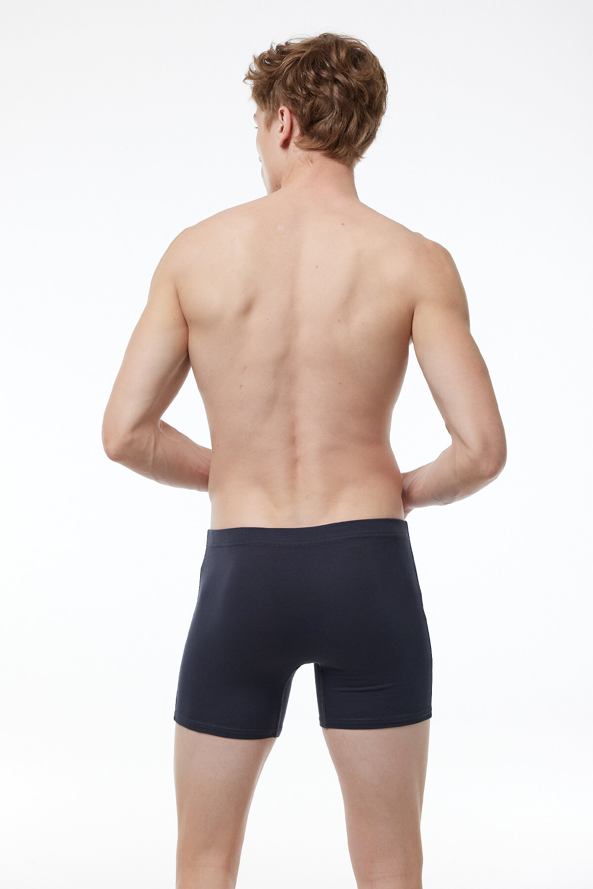 Malabadi Erkek 3 lü Füme Premium Collection Modal Uzun Boxer 3M250 - 4