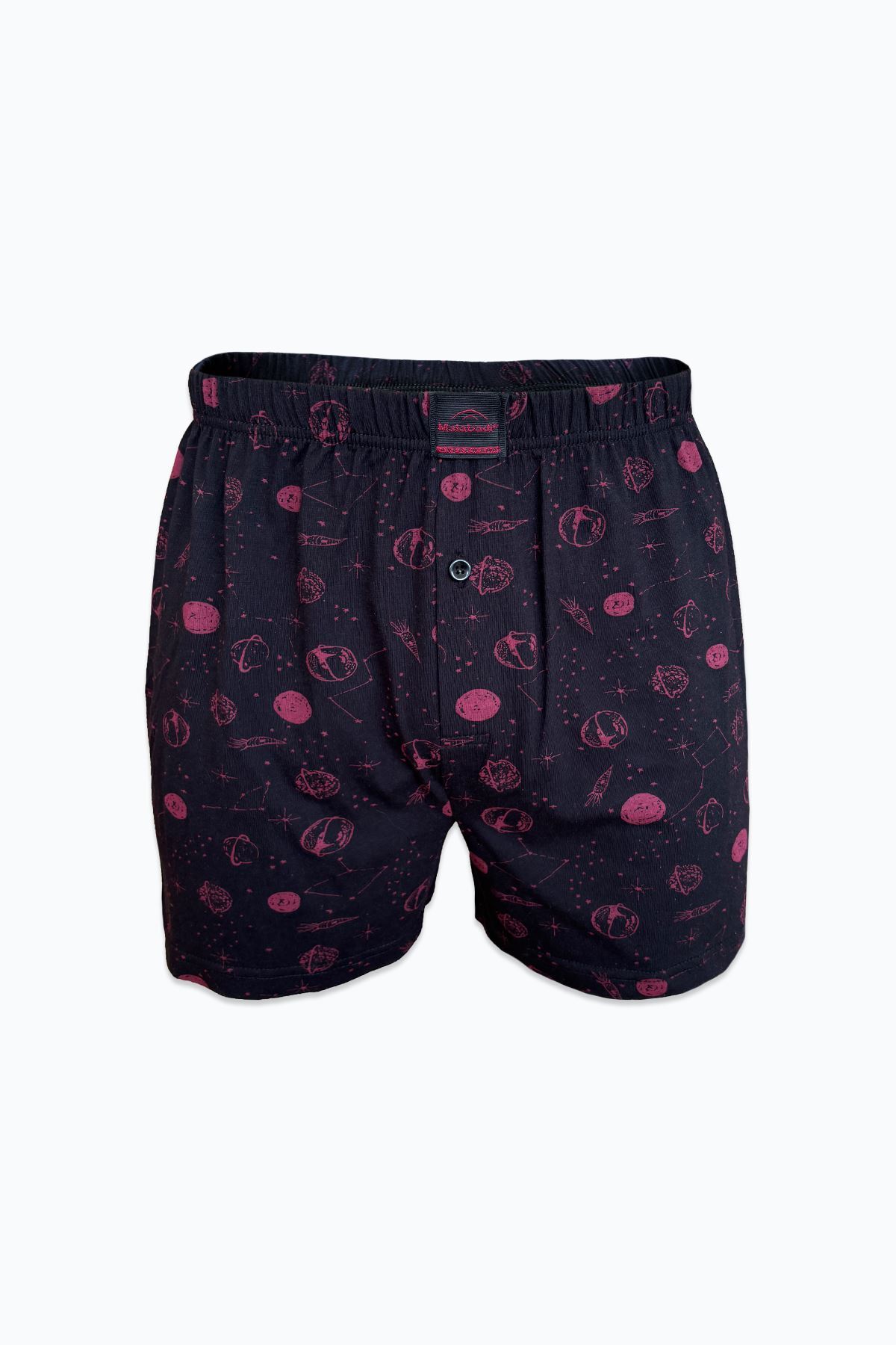 Malabadi Erkek 3 lü Set-2 Premium Collection Desenli Geniş Kalıp Modal Boxer 3M254 - 2