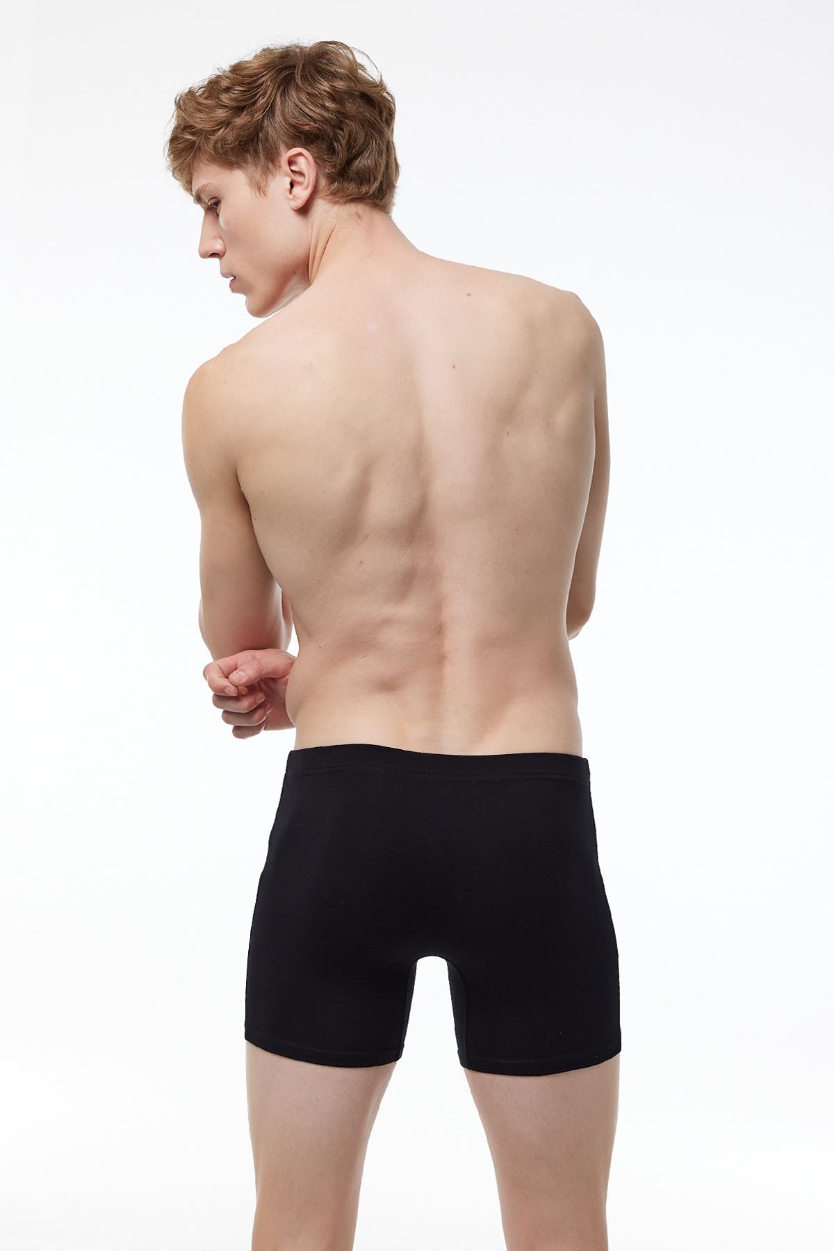 Malabadi Erkek 3 lü Siyah Premium Collection Modal Uzun Boxer 3M250 - 3