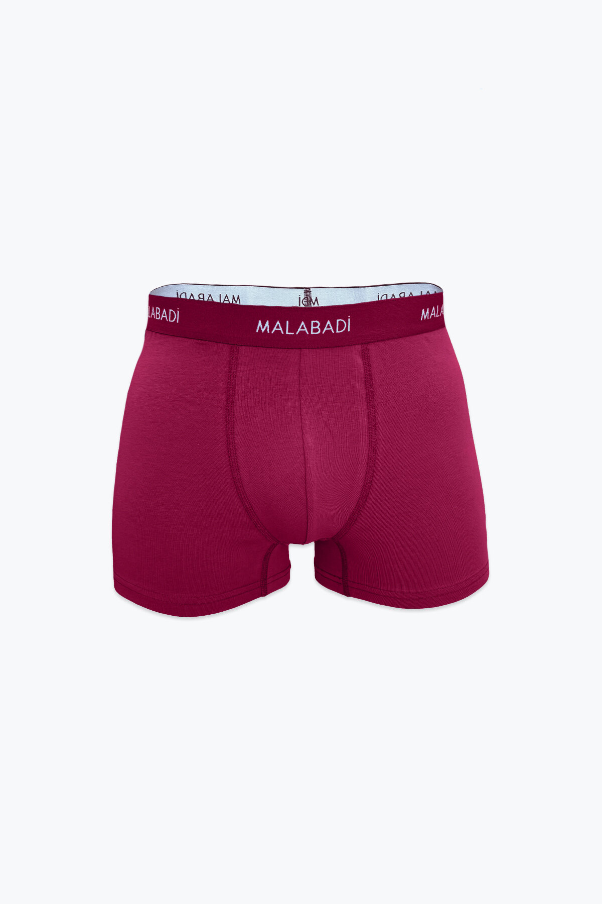 Malabadi Erkek Bordo 5 Li Pamuk Elastan Boxer 5M075 - 4