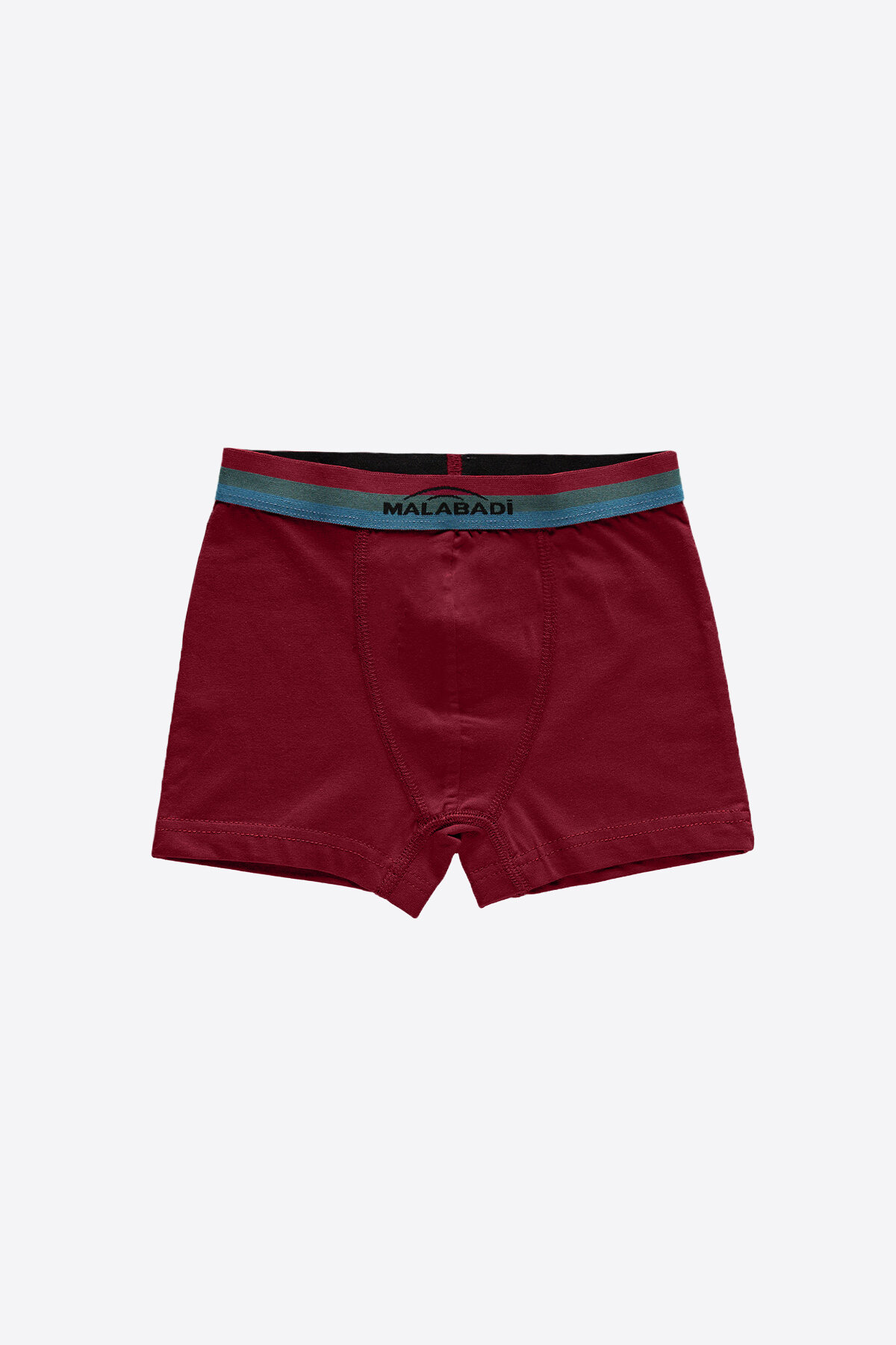 Malabadi Erkek Çocuk Bordo 8 Li Pamuk Elastan Boxer 8M208 - 2