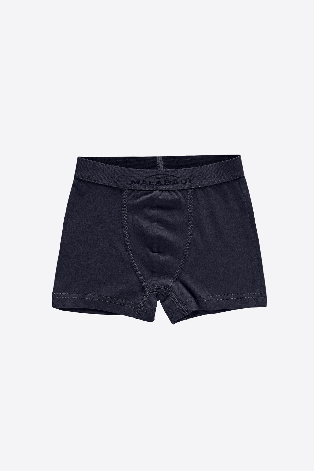 Malabadi Erkek Çocuk Füme 3 Lü Pamuk Elastan Boxer 3M208 - 2