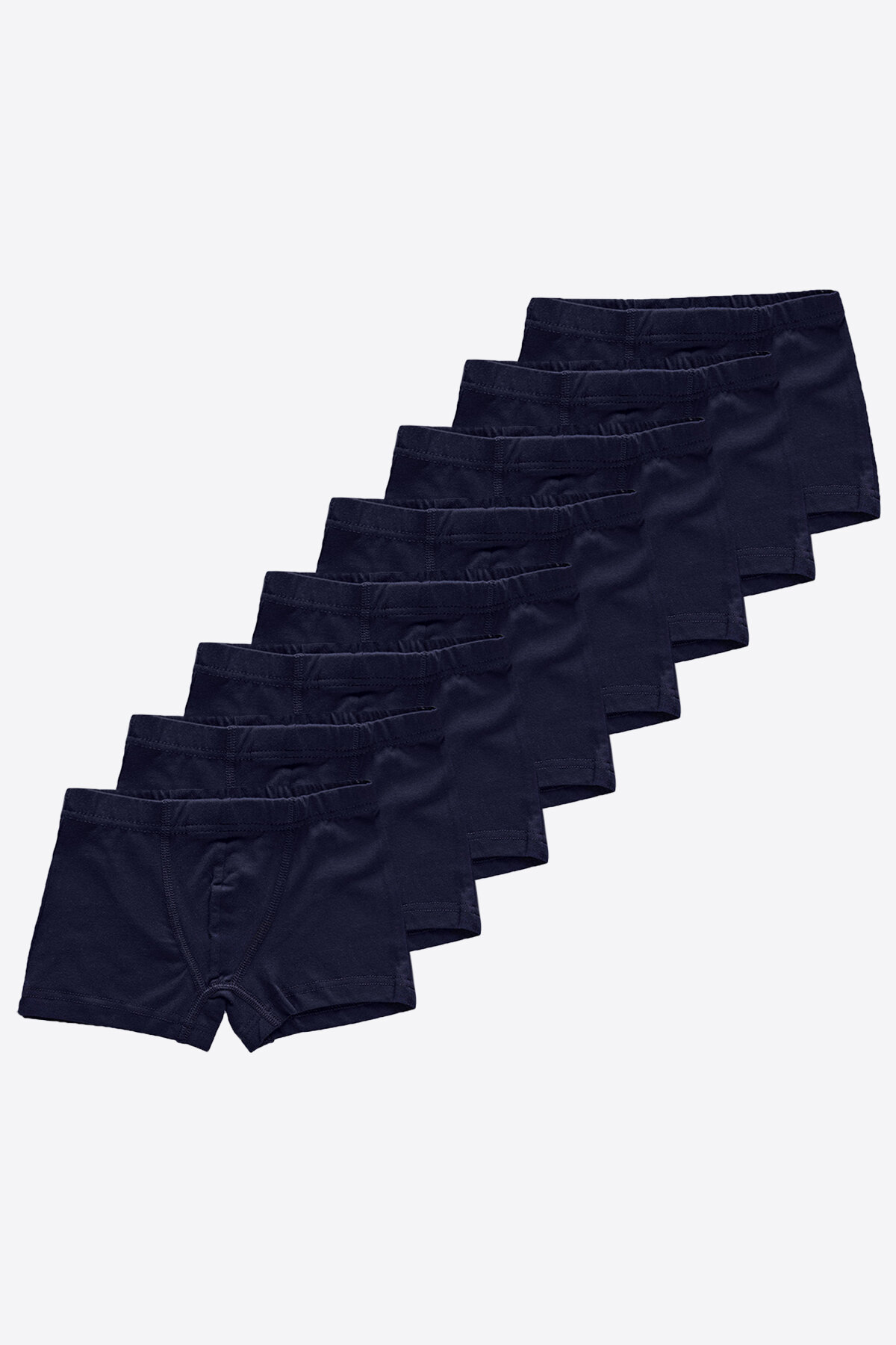 Malabadi Erkek Çocuk Lacivert 8'li Pamuk Elastan Boxer 8M209 - 1