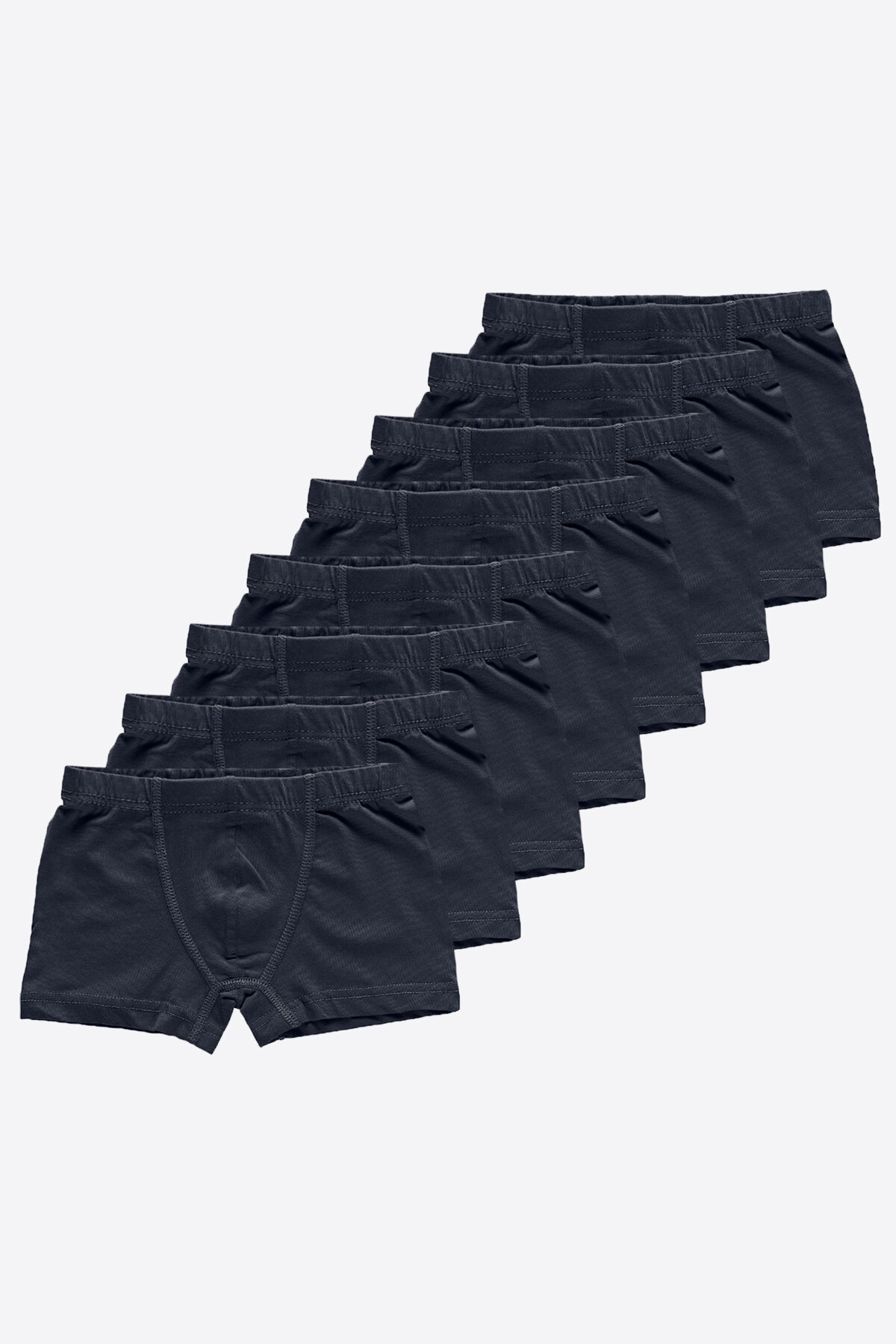 Malabadi Erkek Çocuk Füme 8'li Pamuk Elastan Boxer 8M209 - 1