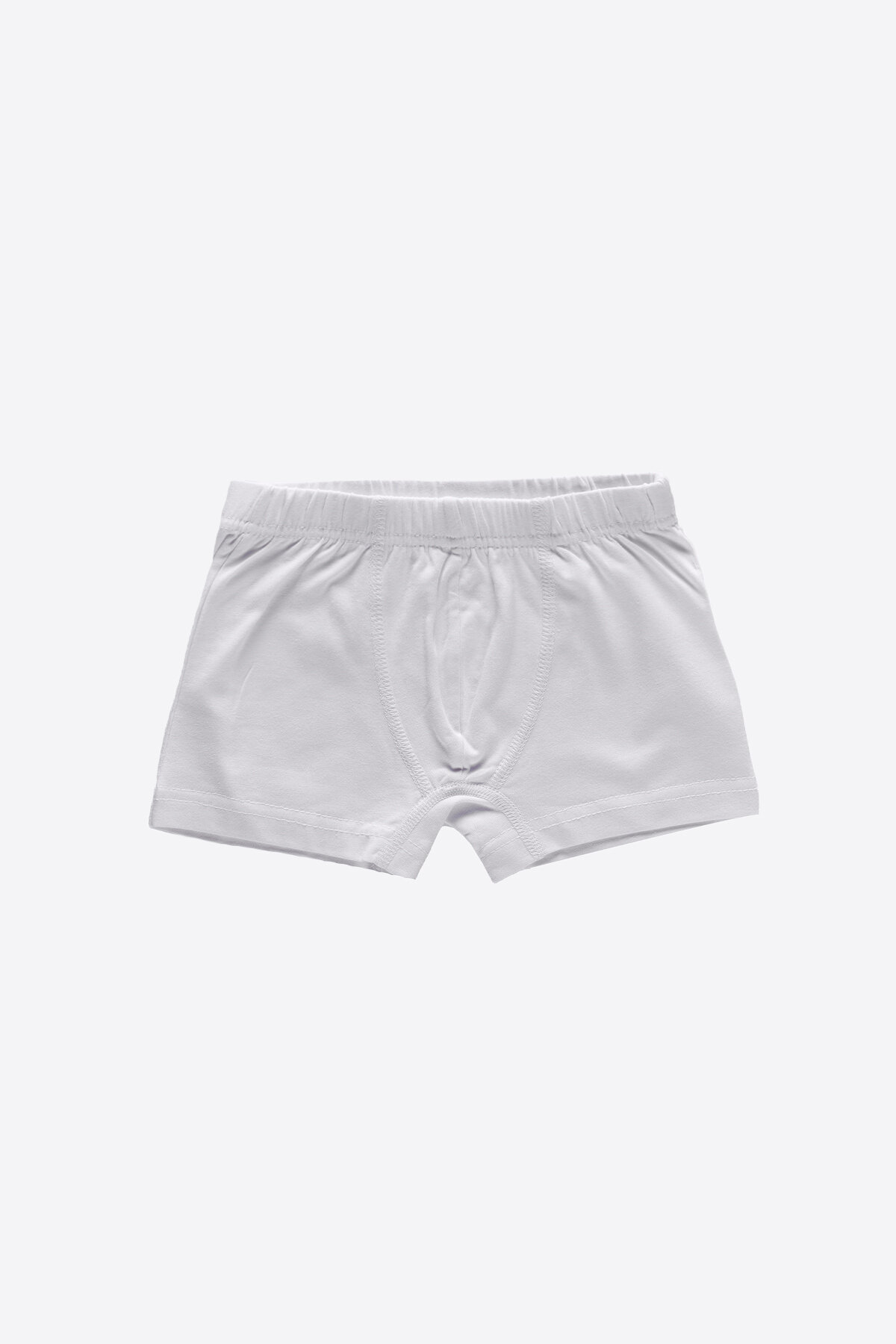 Malabadi Erkek Çocuk Beyaz 8'li Pamuk Elastan Boxer 8M209 - 2