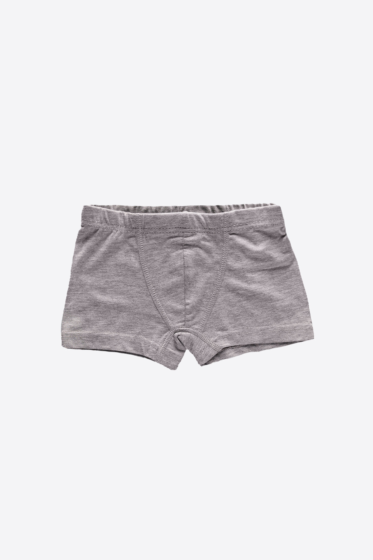 Malabadi Erkek Çocuk Siyah Gri Füme 3'lü Pamuk Elastan Boxer 3M209 - 3