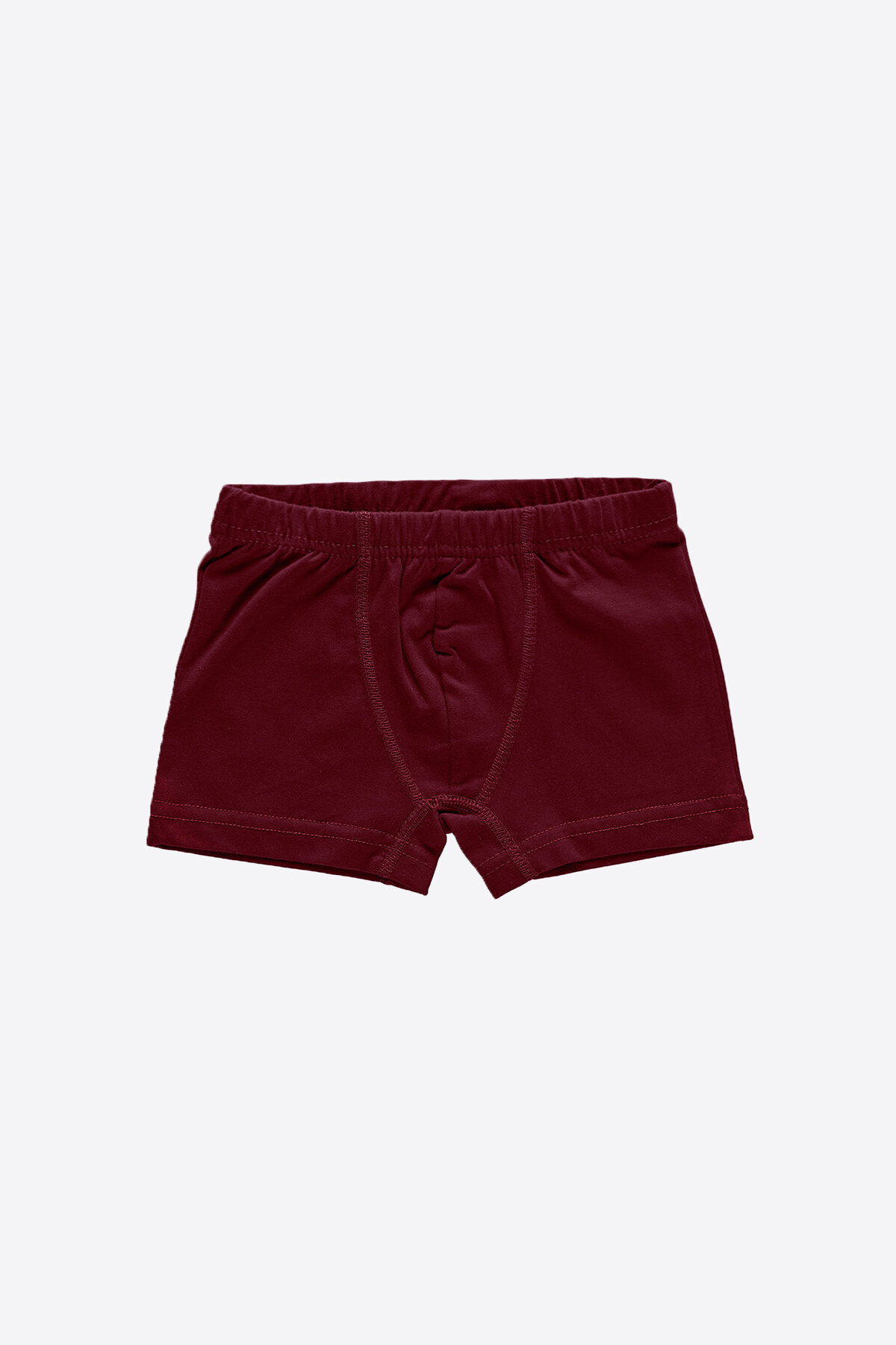 Malabadi Erkek Çocuk Bordo 3'lü Pamuk Elastan Boxer 3M209 - 2