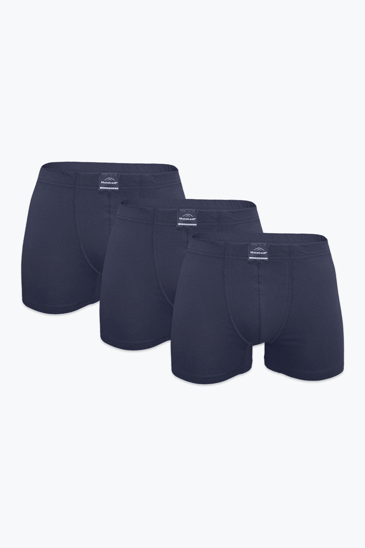 Malabadi Erkek 3'lü Füme Premium Collection Modal Boxer 3M251 - Malabadi