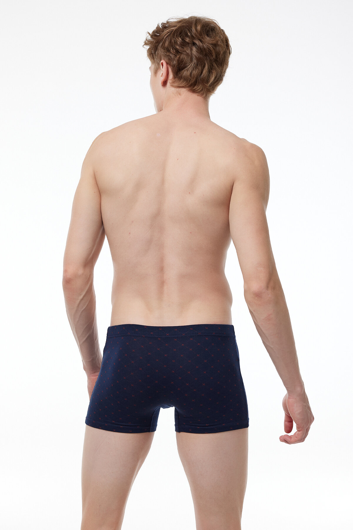 Malabadi Erkek 6'lı Lacivert Desenli Premium Collection Modal Boxer 6M251 - 7