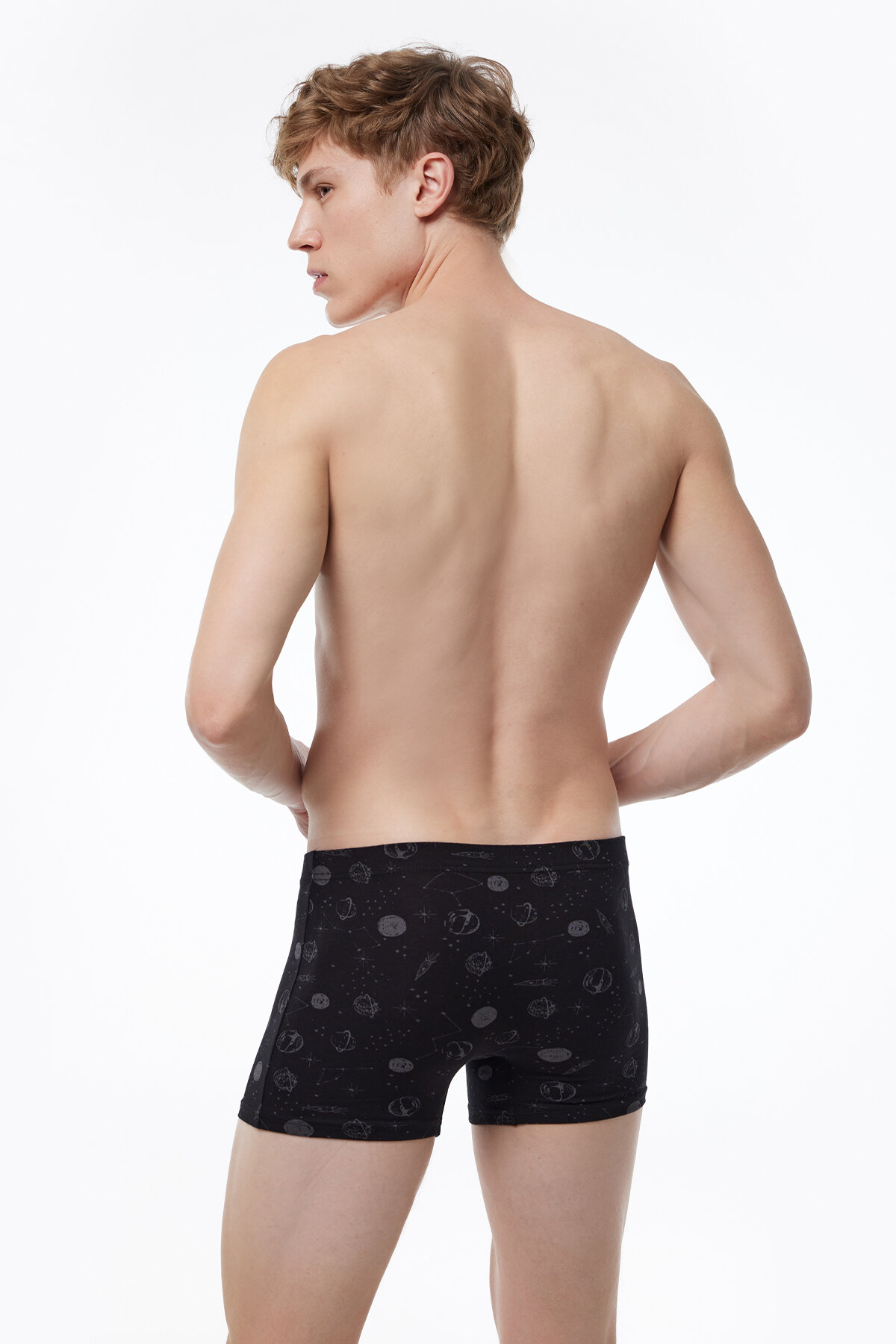 Malabadi Erkek 6'lı Desenli Premium Collection Modal Boxer 6M251 - 3