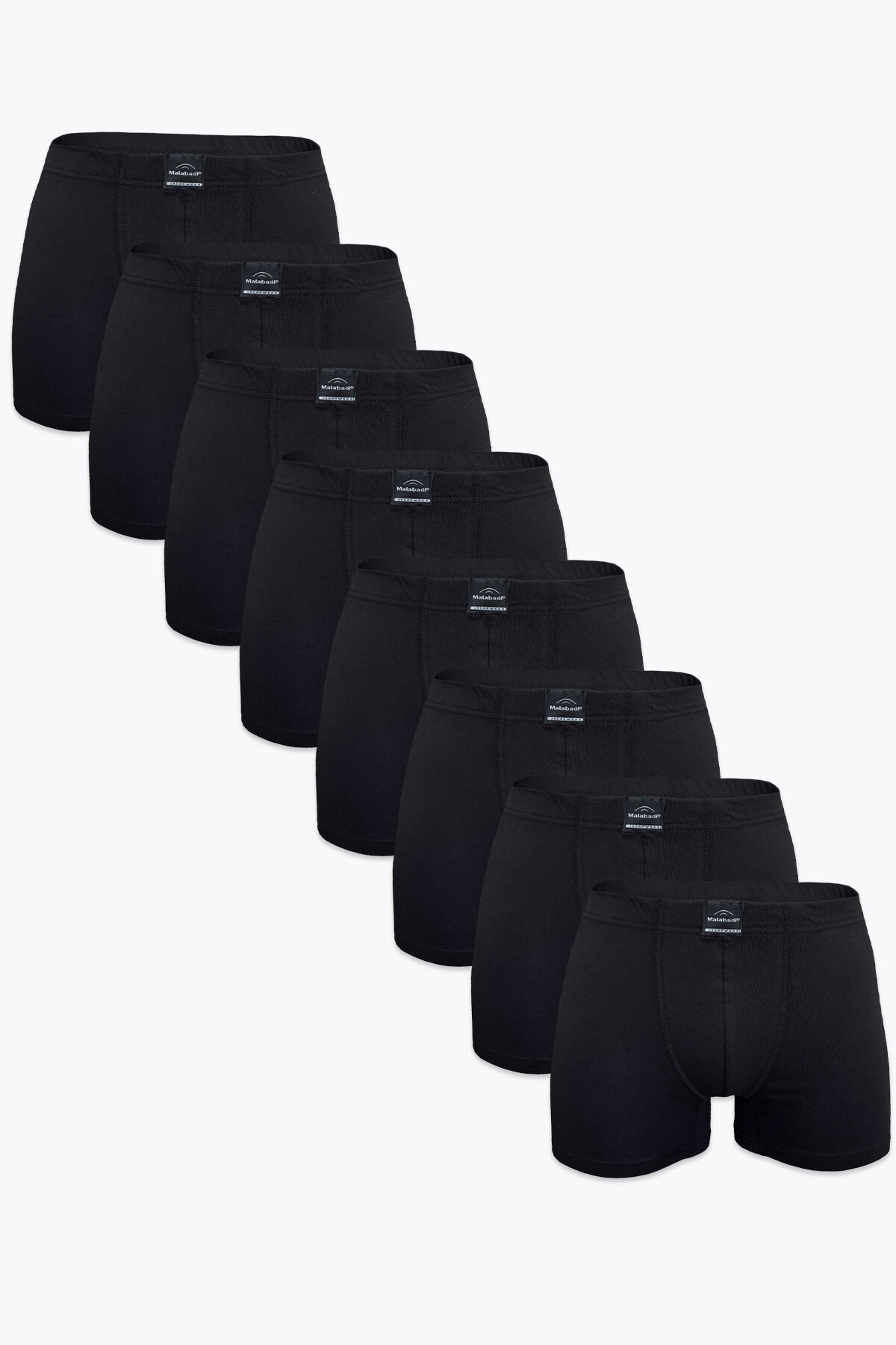 Malabadi Erkek 8'li Siyah Premium Collection Modal Boxer 8M251 - 1