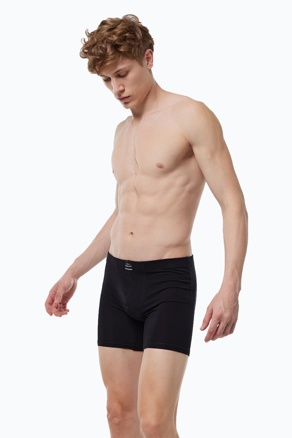 Malabadi Erkek Düz Karışık Renk 8 li Premium Collection Modal Uzun Boxer 8M250 - 6