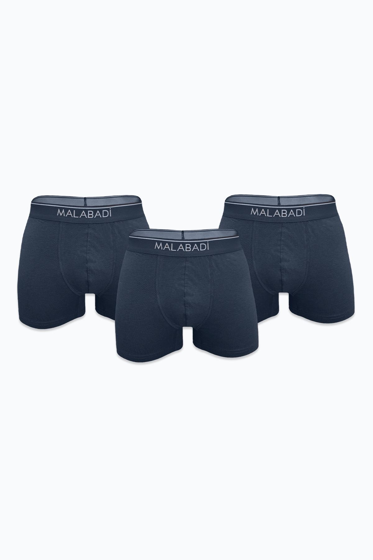 Malabadi Erkek Füme 3 lü Premium Collection Modal Boxer 3M252 - 1