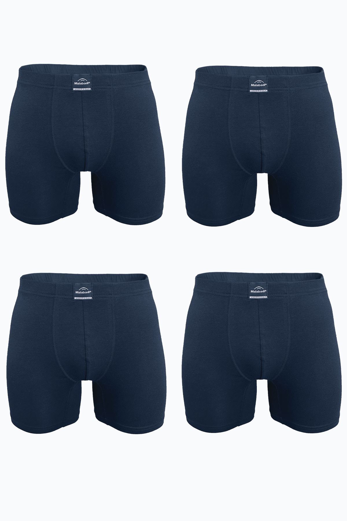 Malabadi Erkek Füme 4 lü Premium Collection Modal Uzun Boxer 4M250 