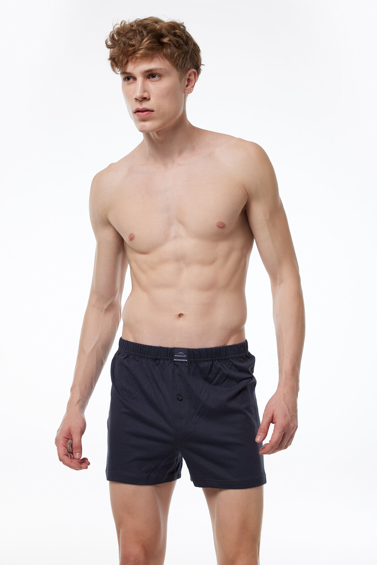 Malabadi Erkek Füme 5 Li Geniş Kalıp %100 Pamuk Boxer M240 - 2