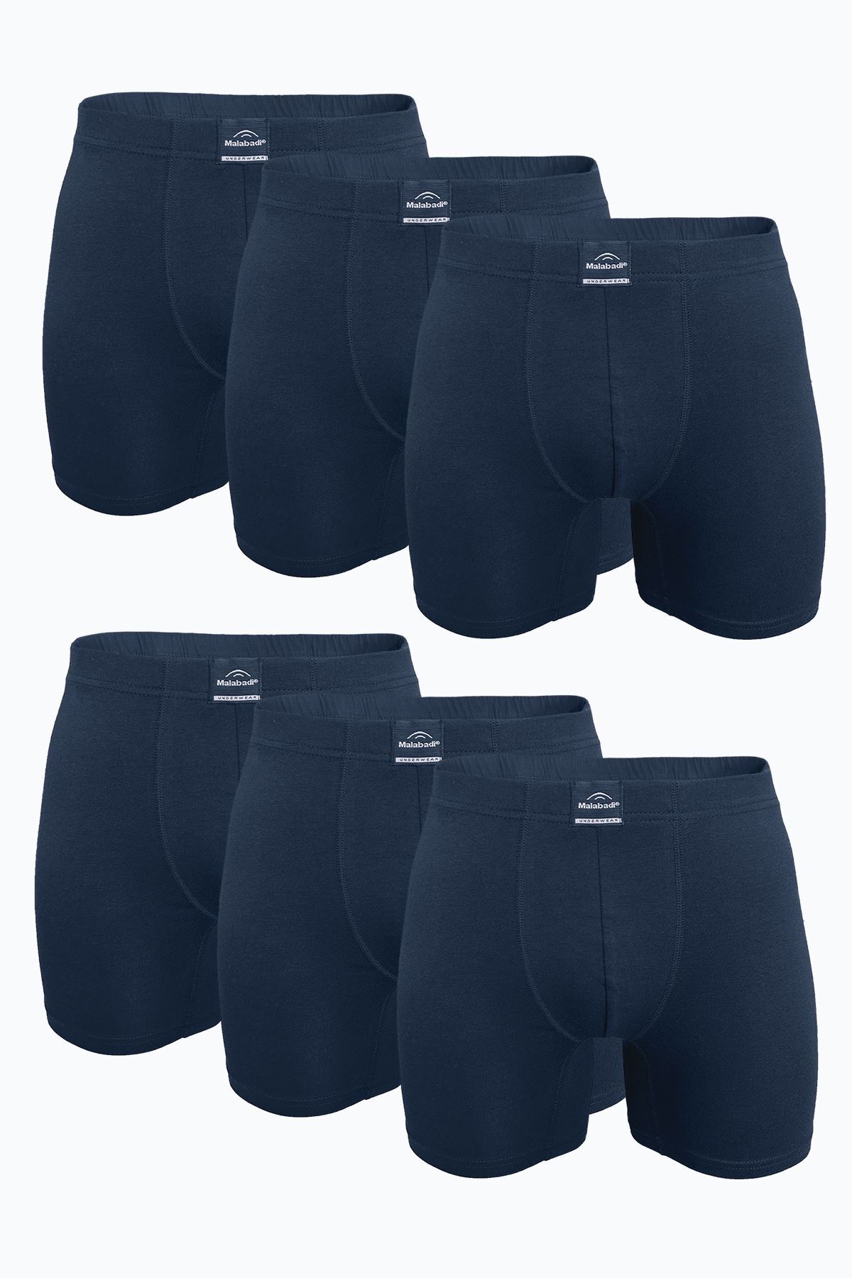 Malabadi Erkek Füme 6 lı Premium Collection Modal Uzun Boxer 6M250 - Malabadi