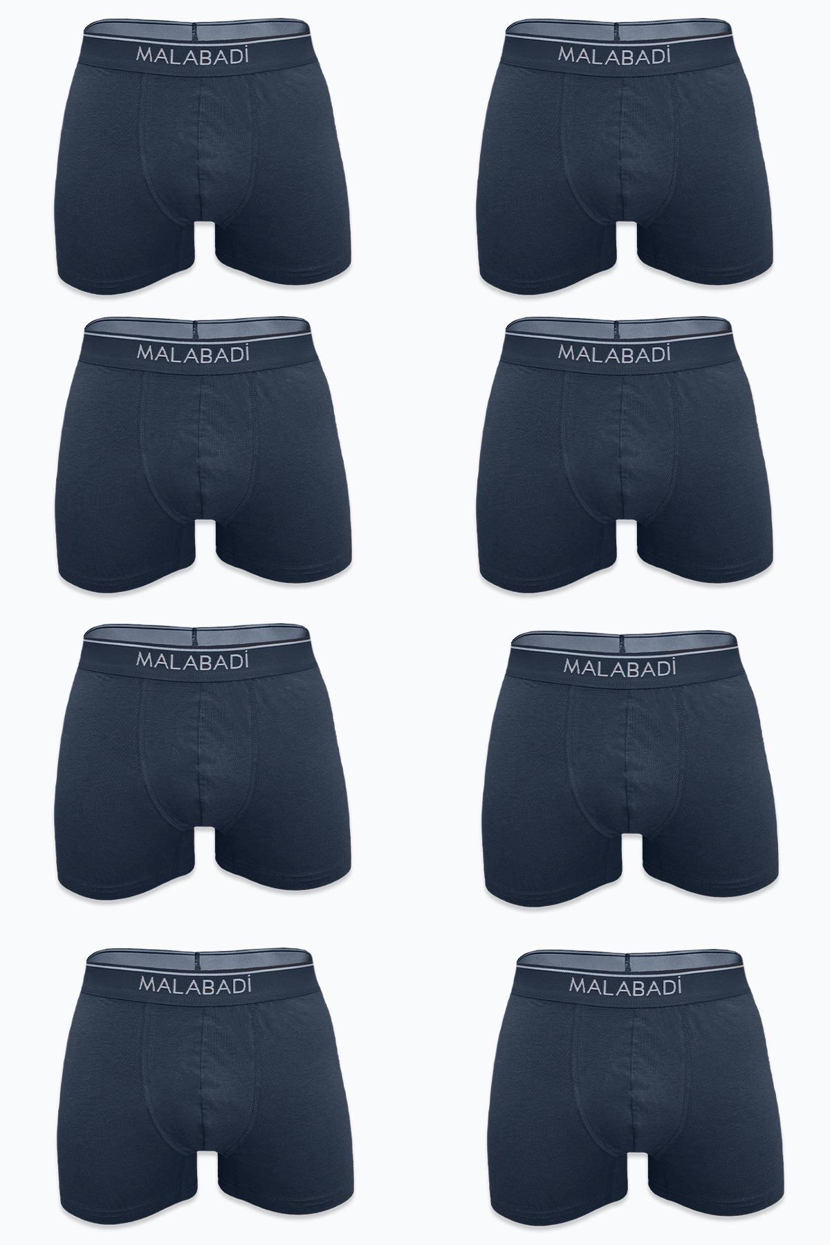 Malabadi Erkek Füme 8 li Premium Collection Modal Boxer 8M252 - 1