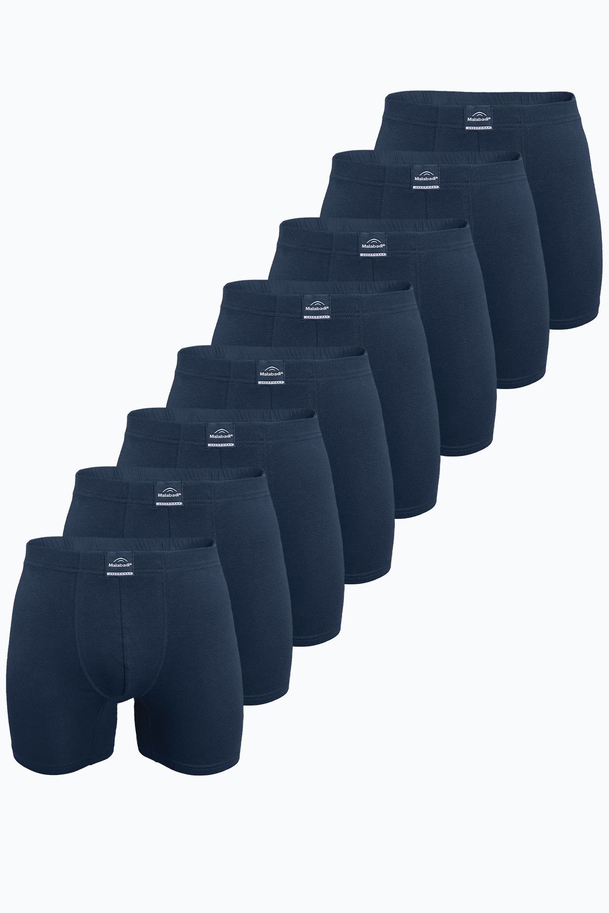 Malabadi Erkek Füme 8 li Premium Collection Modal Uzun Boxer 8M250 
