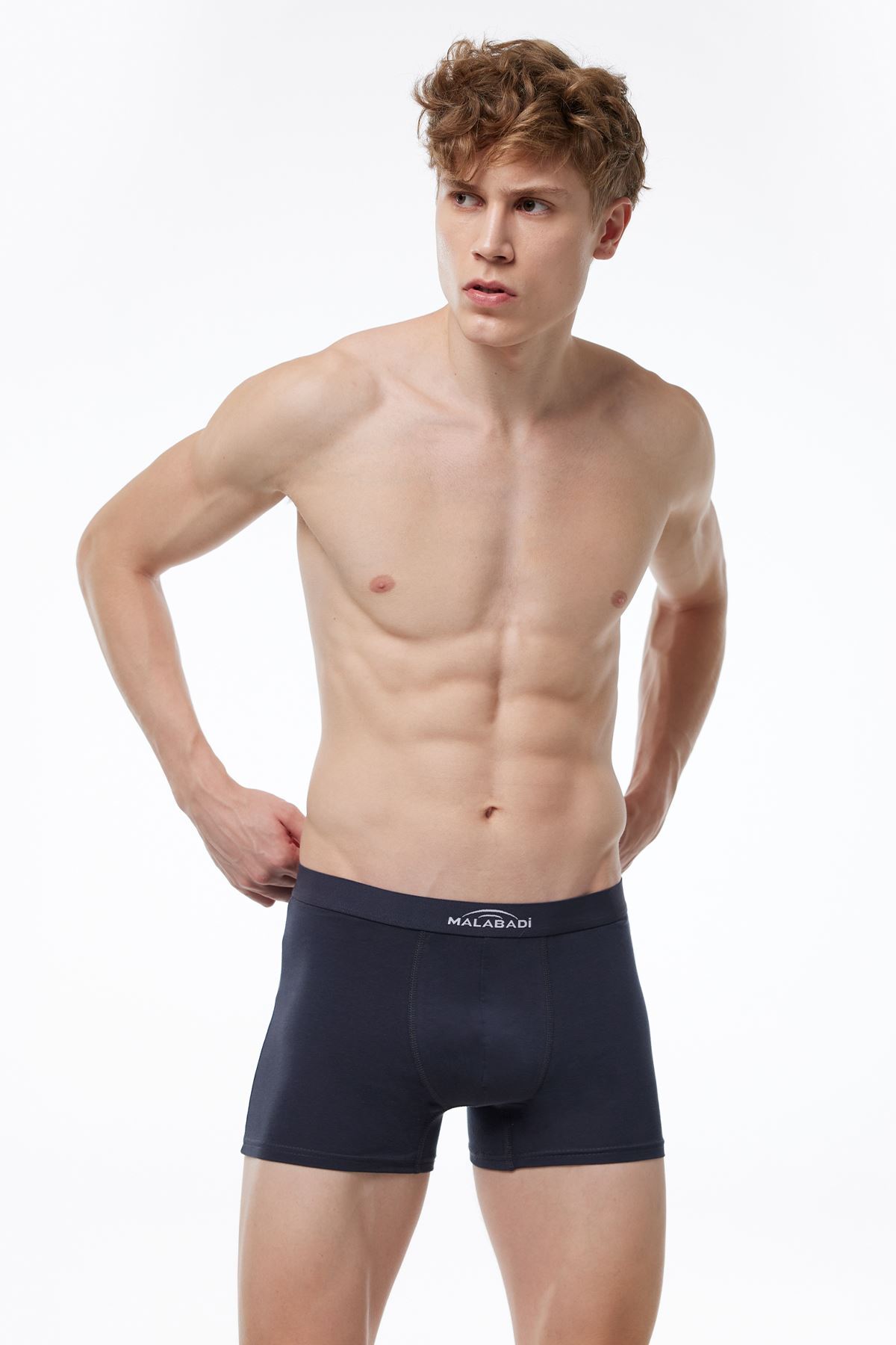 Malabadi Erkek Füme Pamuk Elastan Boxer 075 