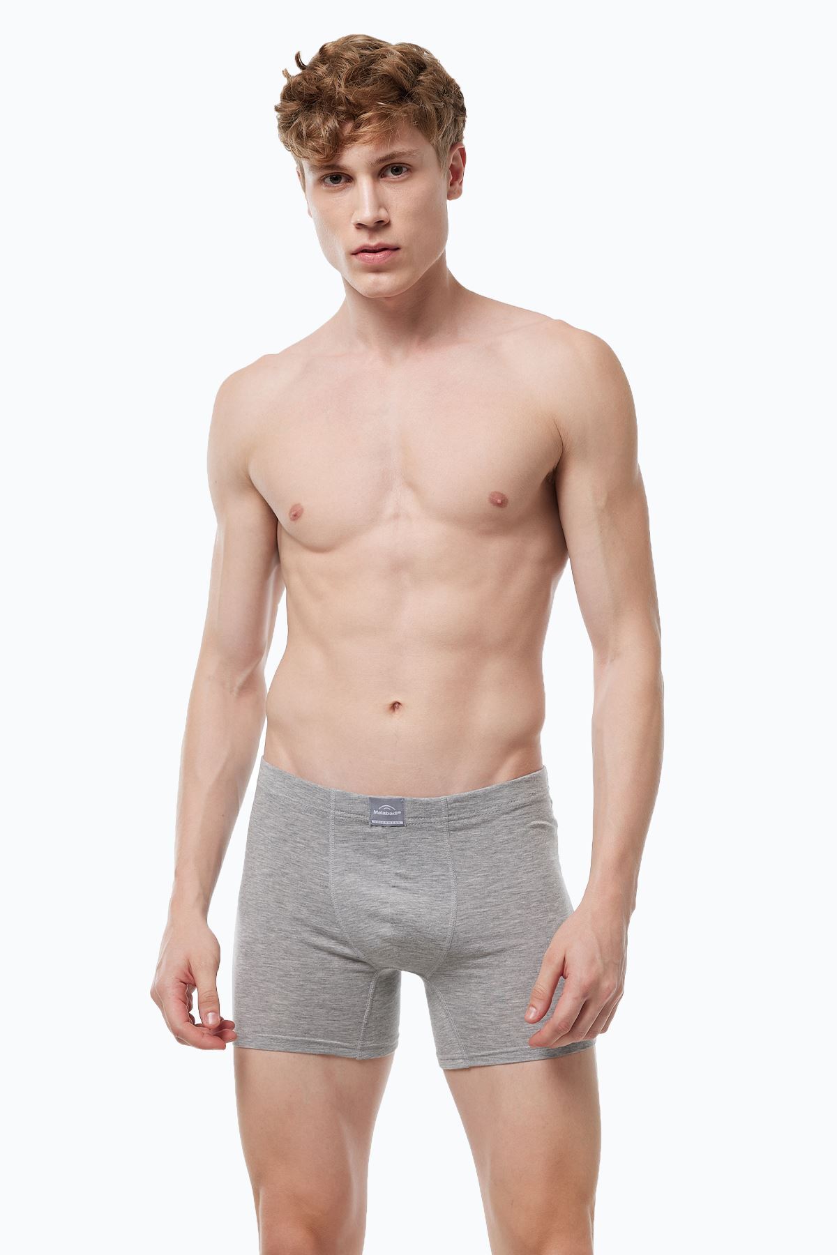 Malabadi Erkek Gri Premium Collection Modal Uzun Boxer 250 - 1