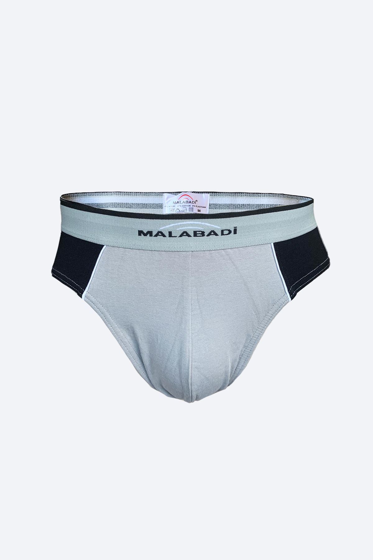 Malabadi Erkek Gri - Siyah Modal Slip 049 - 1