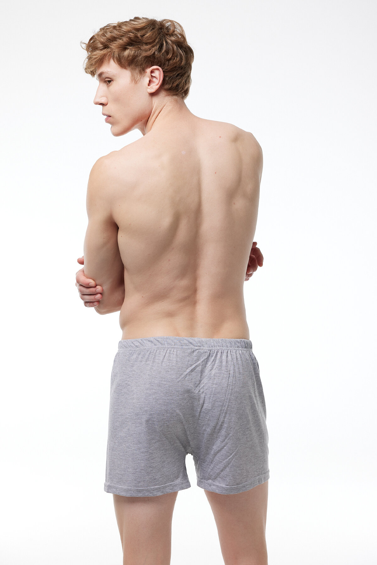 Malabadi Erkek Karışık Renk 5 Li Geniş Kalıp %100 Pamuk Boxer M240 - 10