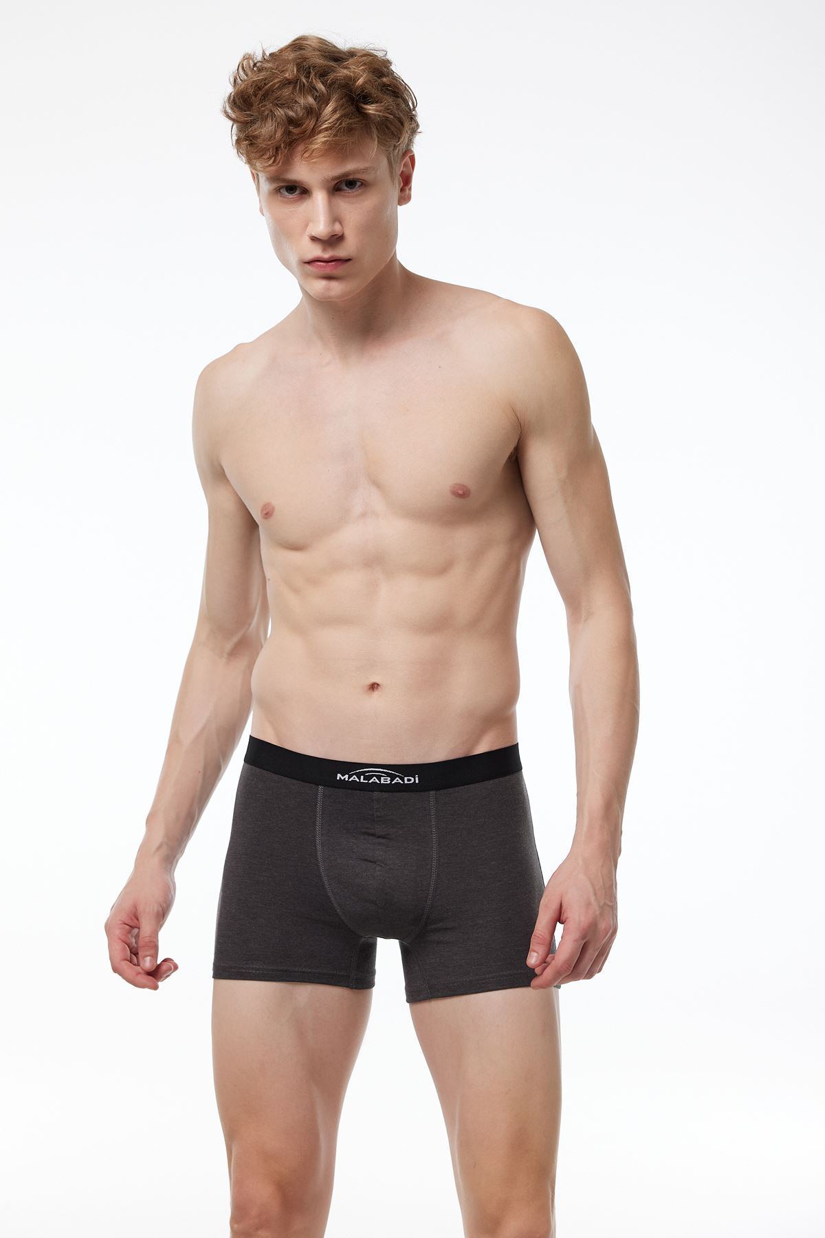 Malabadi Erkek Karışık Renk 5 Li Pamuk Elastan Boxer 5M075 - 4