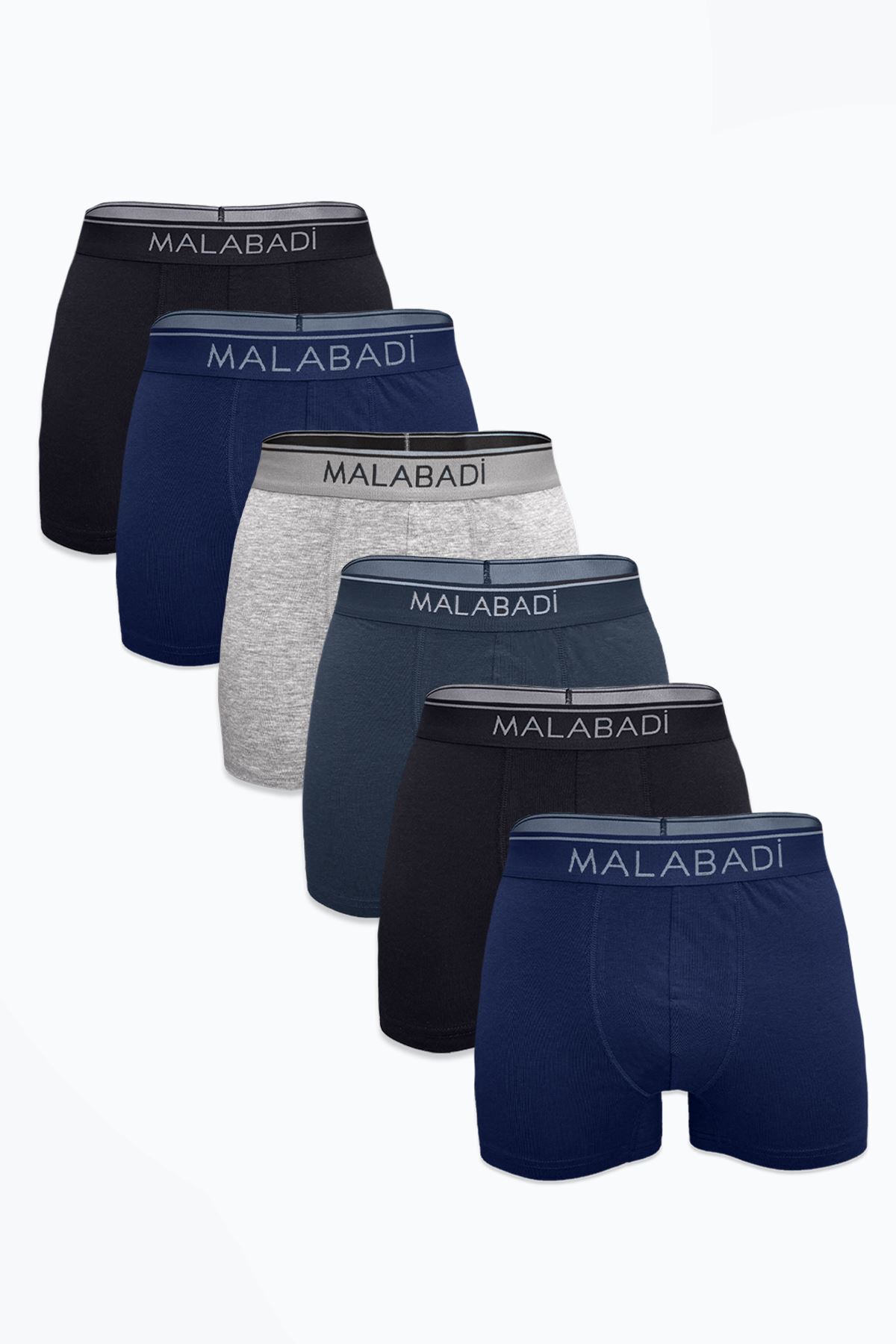 Malabadi Erkek Karma 6 lı Premium Collection Modal Boxer 6M252 