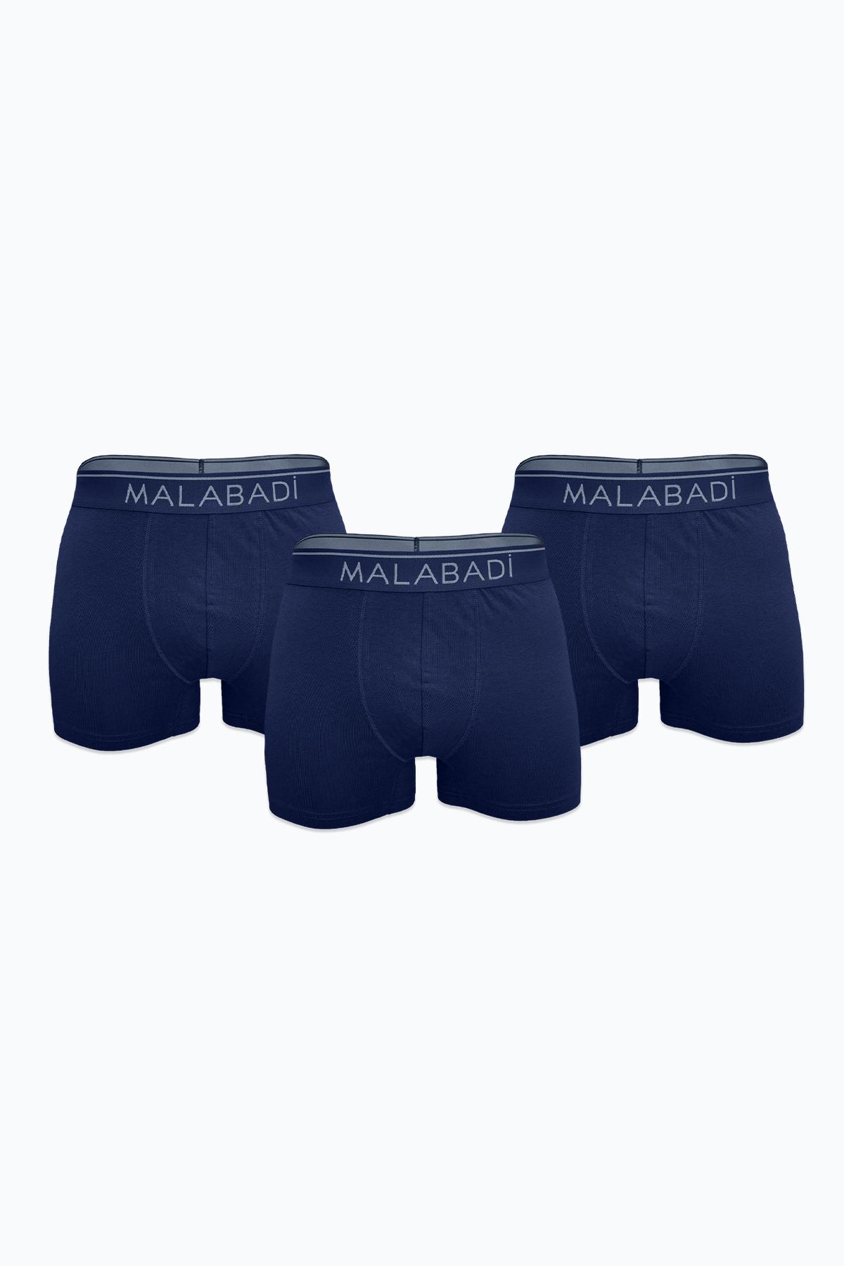 Malabadi Erkek Lacivert 3 lü Premium Collection Modal Boxer 3M252 - 1