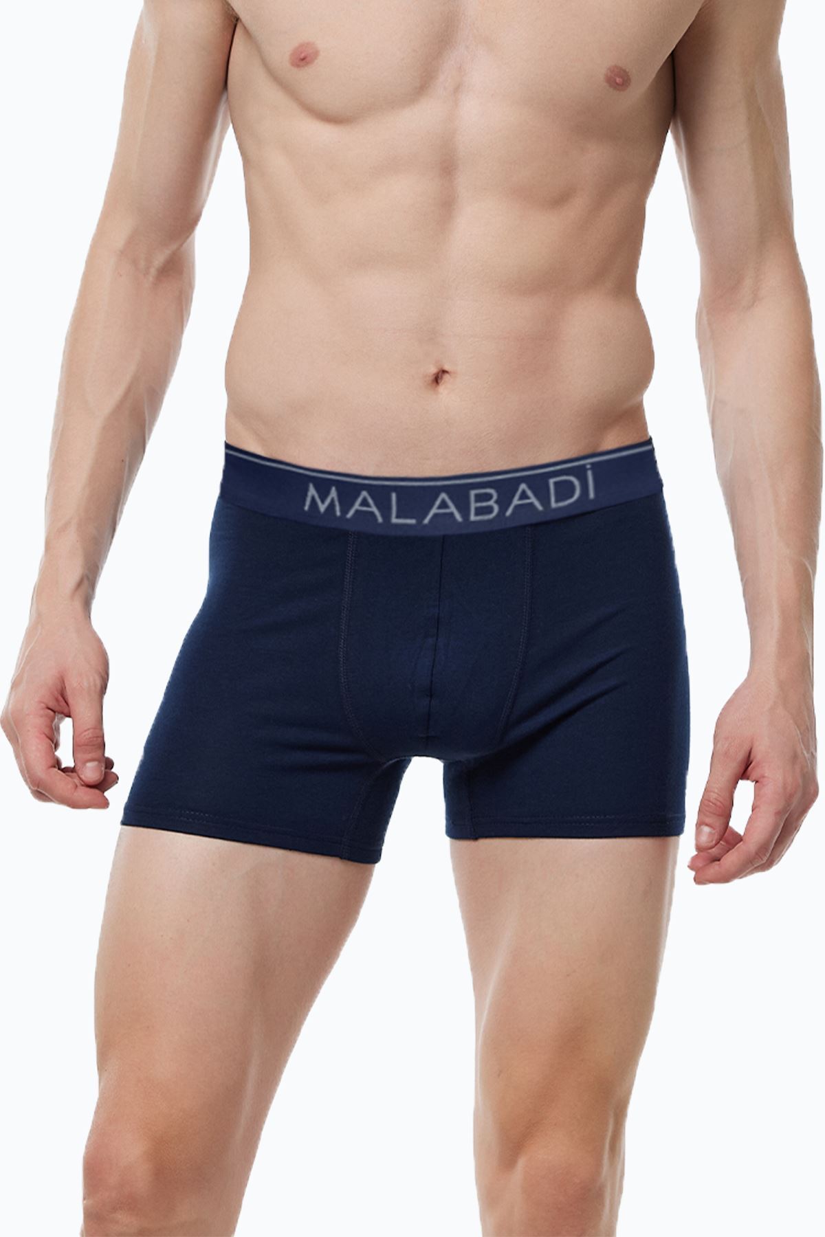 Malabadi Erkek Lacivert 8 li Premium Collection Modal Boxer 8M252 - 2