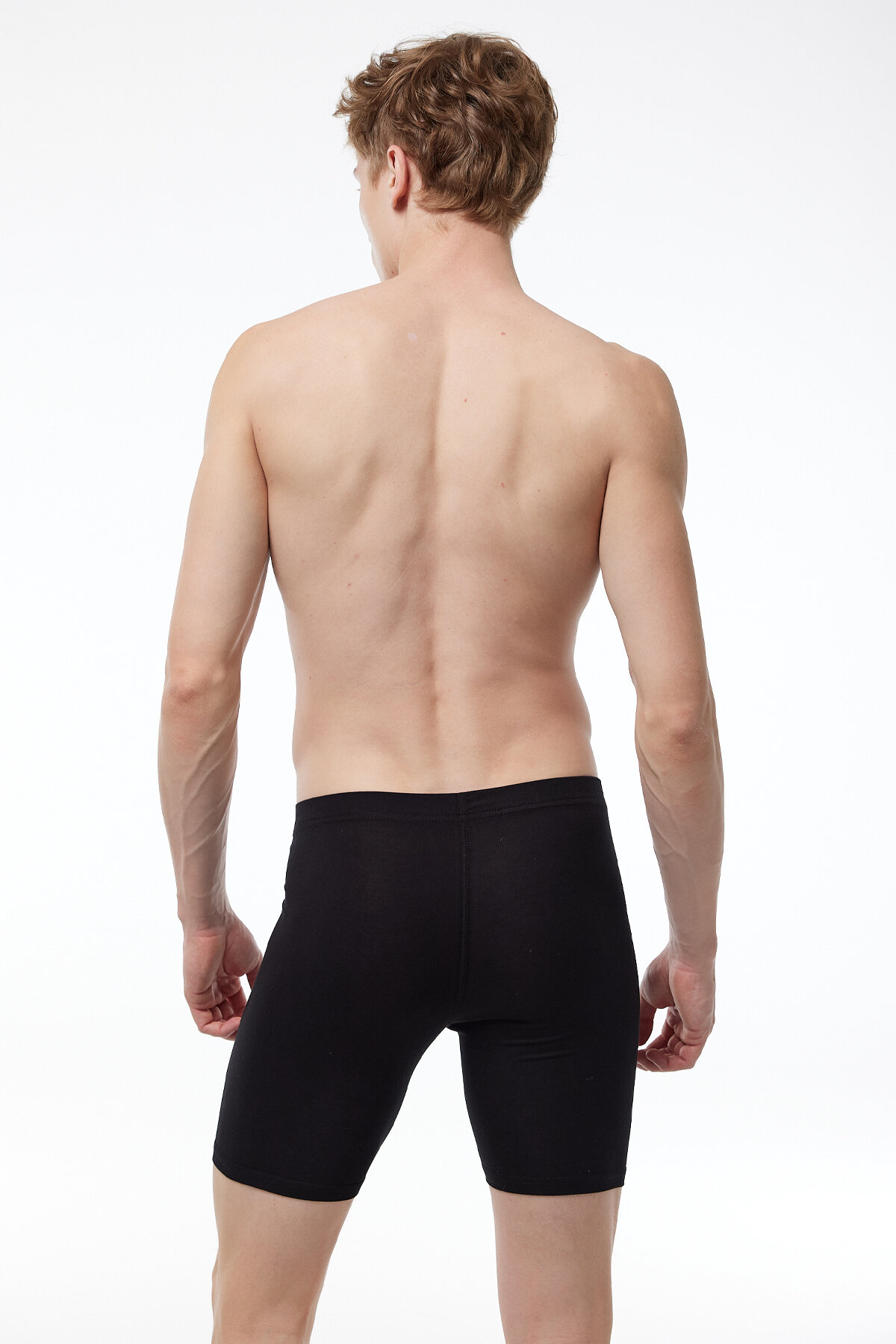 Malabadi Erkek Siyah 3 Lü Paket Modal Uzun Paçalı Boxer 3M018 - 4