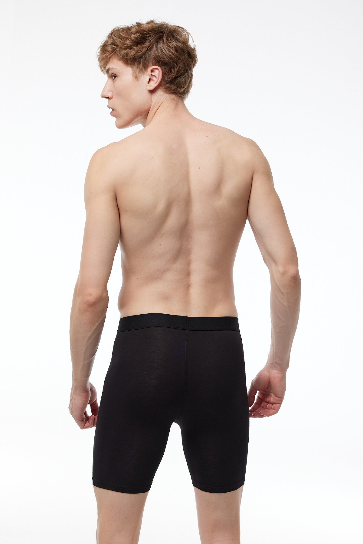 Malabadi Erkek Siyah 3 Lü Paket Modal Uzun Paçalı Boxer 3M019 - 3