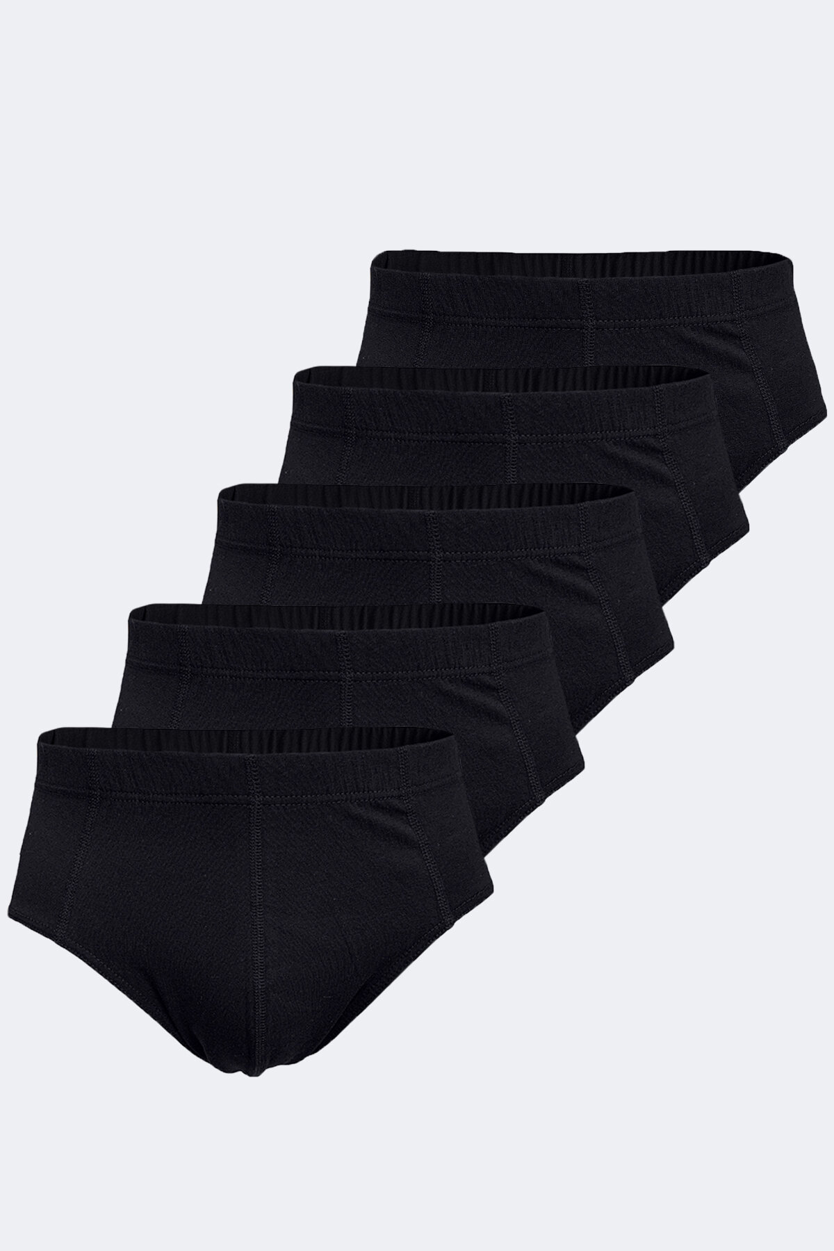 Malabadi Erkek Siyah 5 li Paket Modal Slip Külot 5M053 - 1