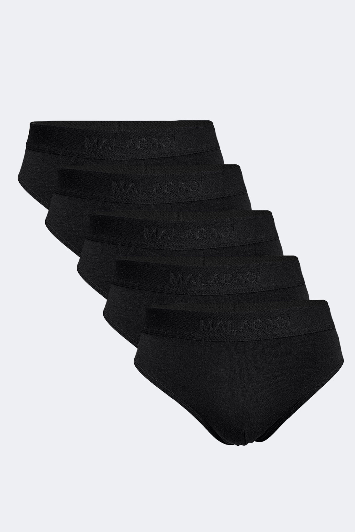 Malabadi Erkek Siyah 5 li Paket Modal Slip Külot 5M080 - 1