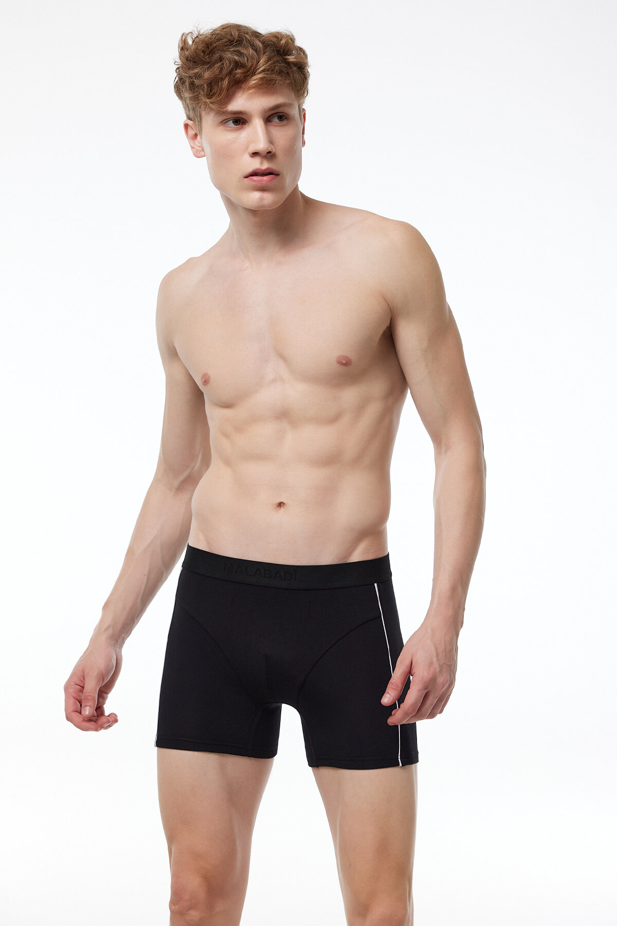 Malabadi Erkek Siyah Biyeli Modal Boxer 017 - 2