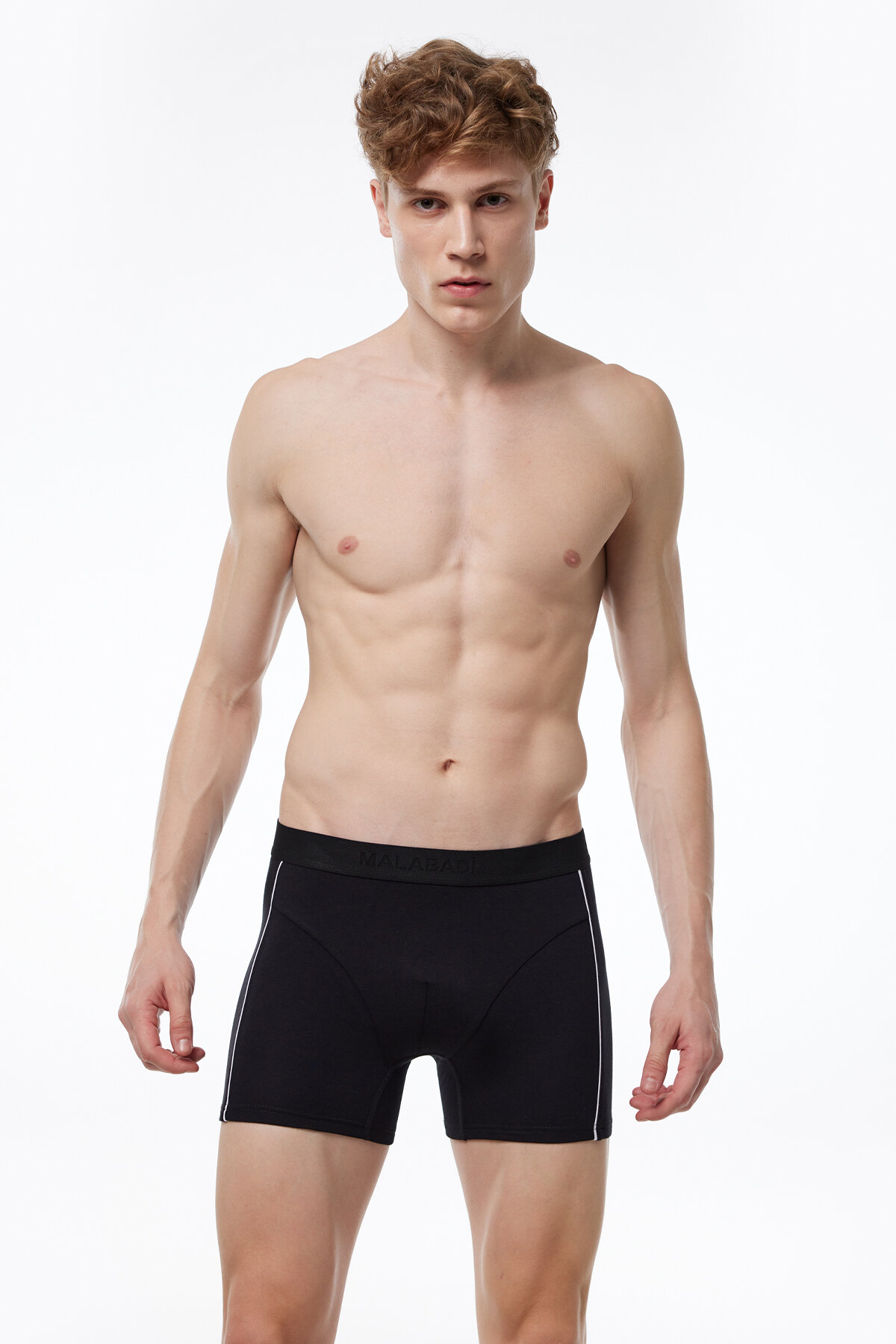 Malabadi Erkek Siyah Biyeli Modal Boxer 017 
