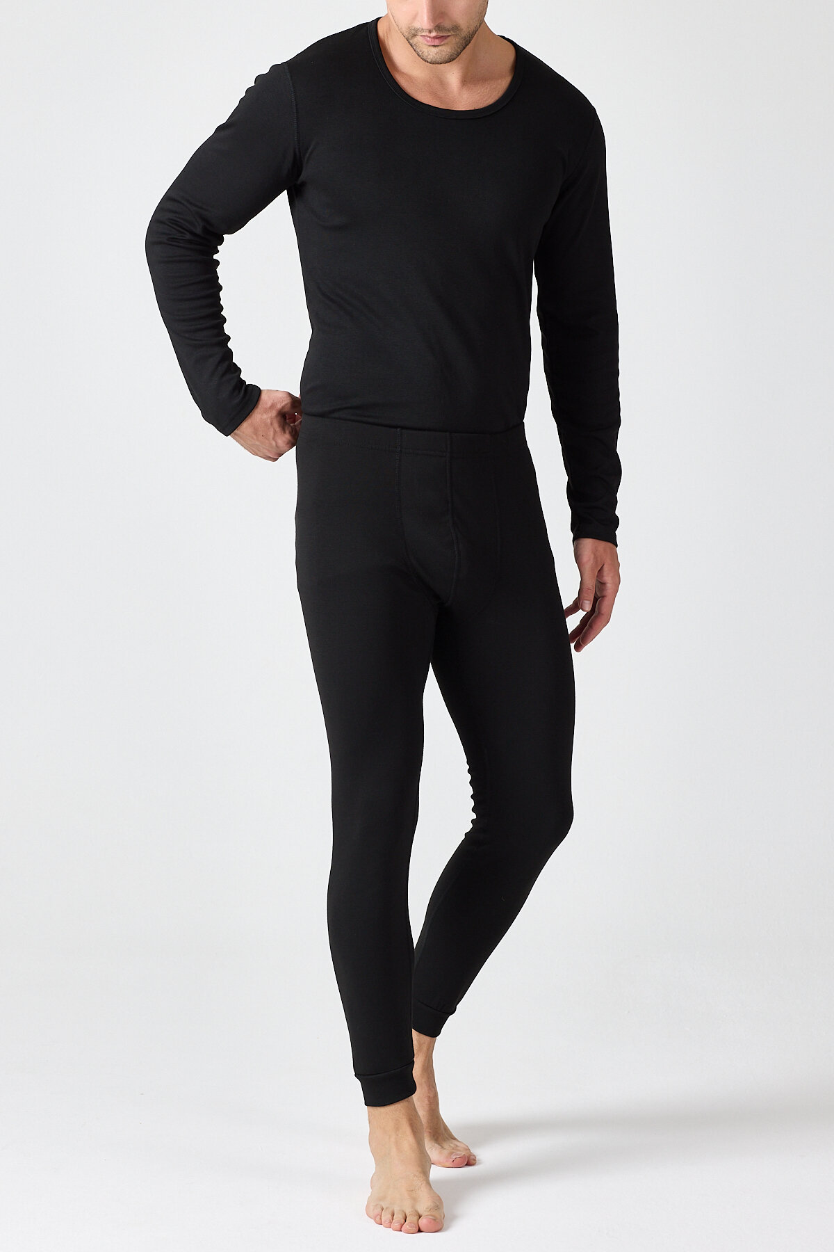 Malabadi Erkek Siyah Ekonomik Termal Tayt 340 - 7