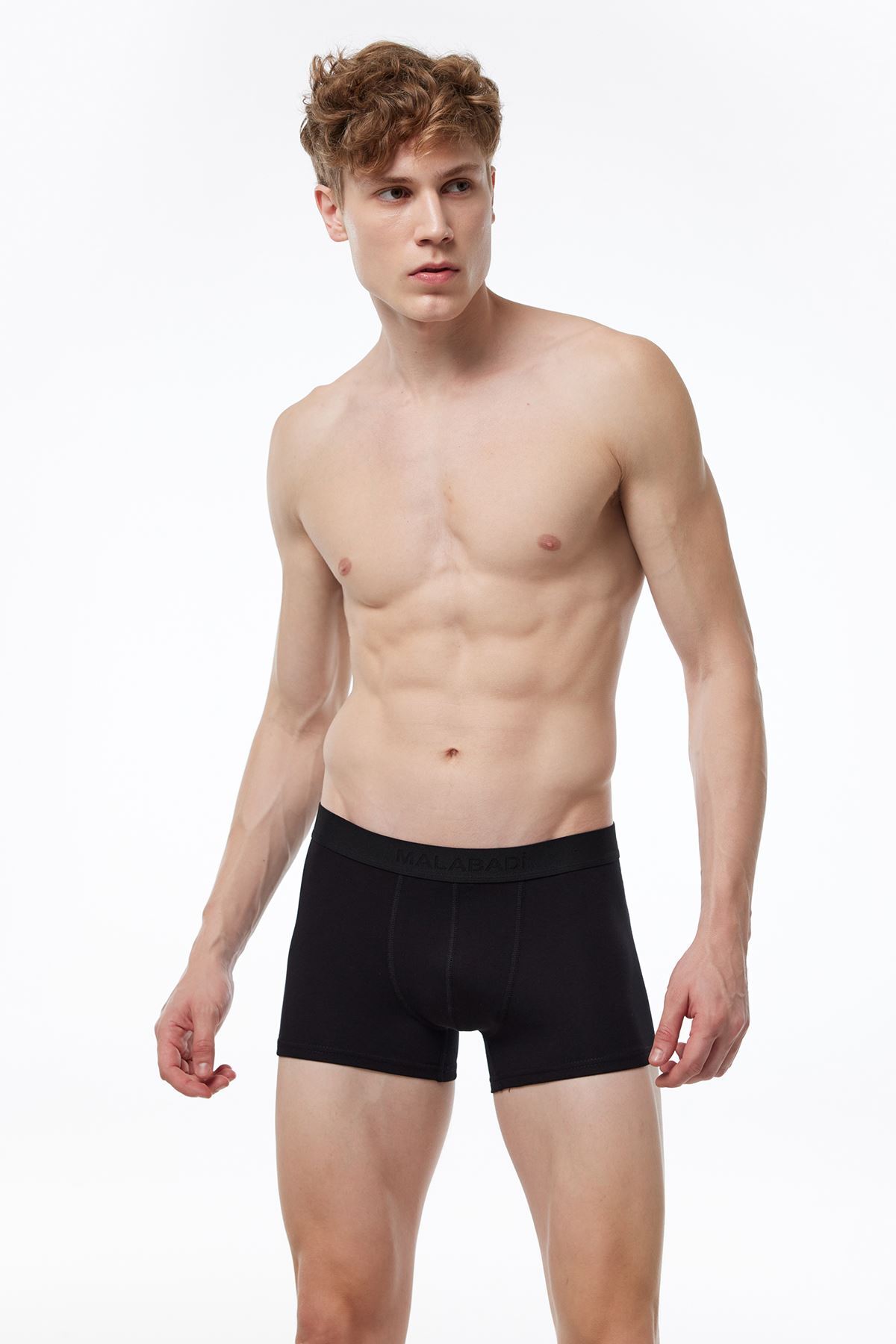 Malabadi Erkek Siyah Modal Kısa Boxer 011 