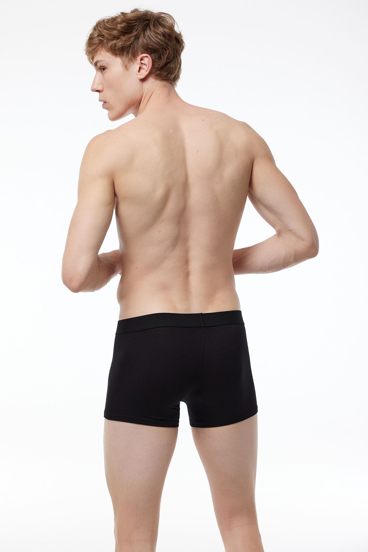 Malabadi Erkek Siyah Modal Kısa Boxer 011 - 2
