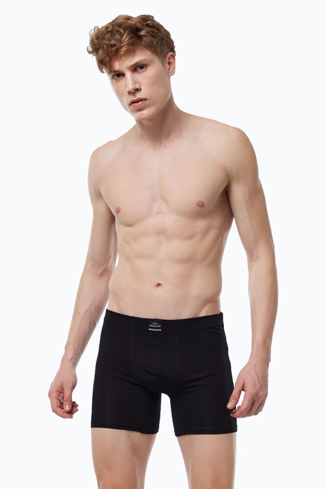 Malabadi Erkek Siyah Premium Collection Modal Uzun Boxer 250 - 1