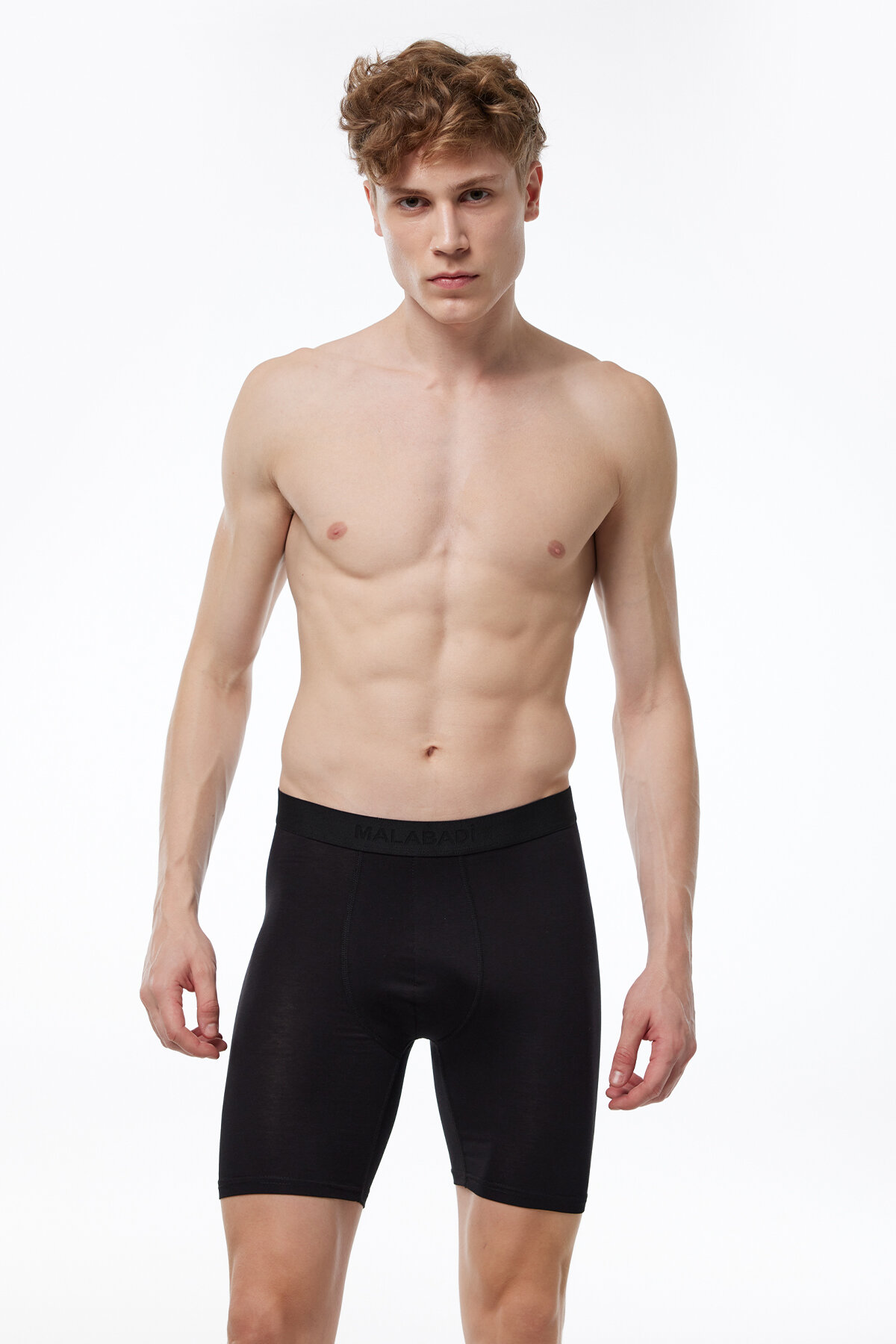 Malabadi Erkek Siyah Uzun Paçalı Modal Boxer 019 - Malabadi