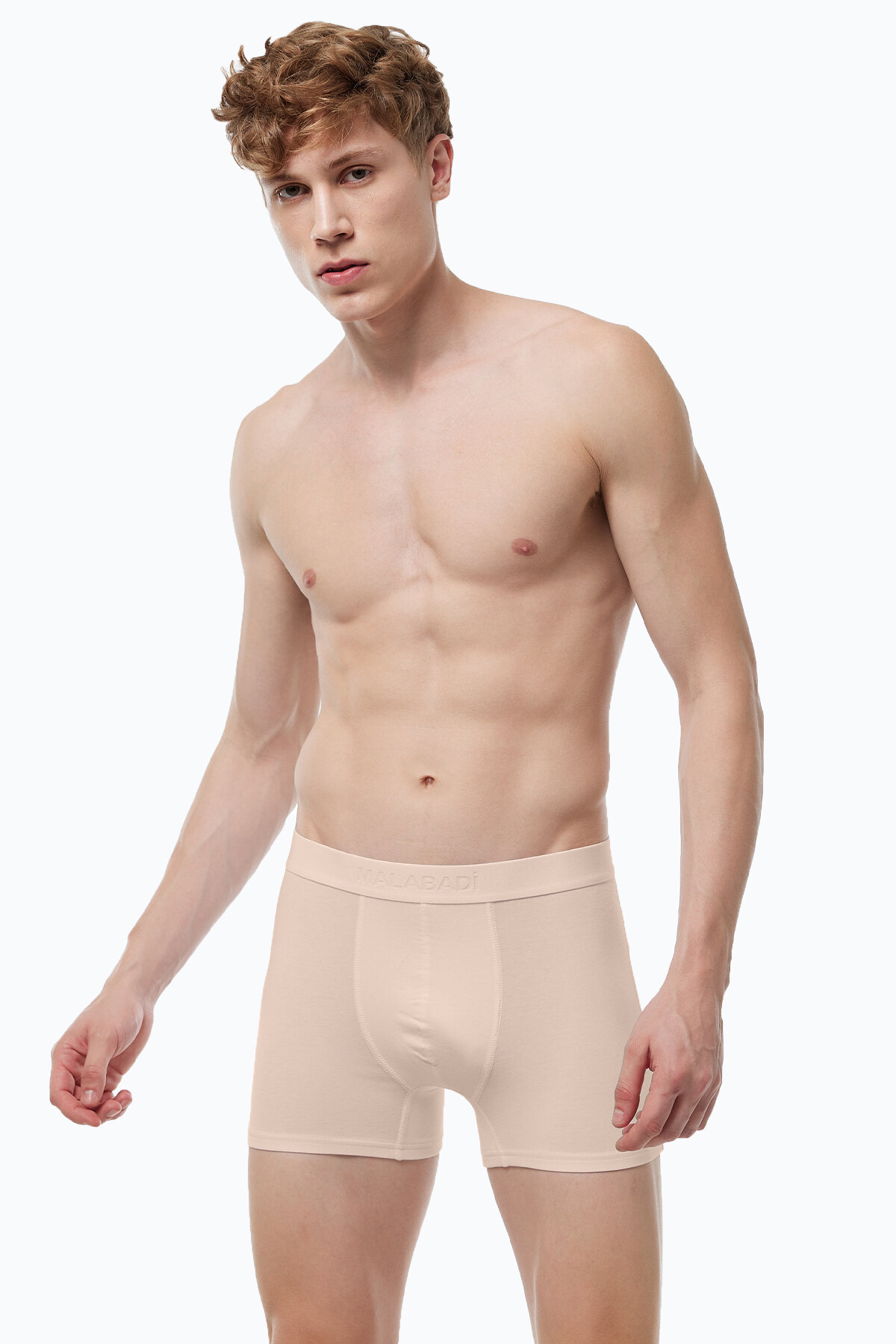 Malabadi Görünmez Boxer Erkek Ten Rengi 5 li Paket Milan Modal İç Göstermeyen Boxer 014 - 2