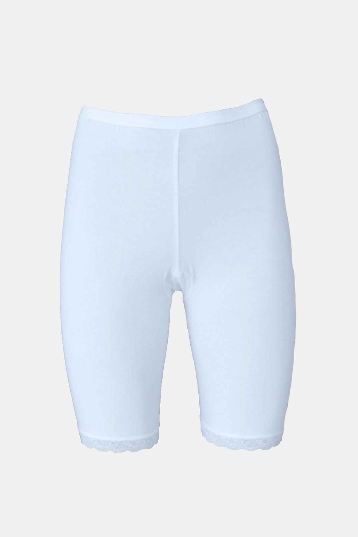 Malabadi Kadın Beyaz Dantelli Dizüstü Modal Tayt 195 - 1