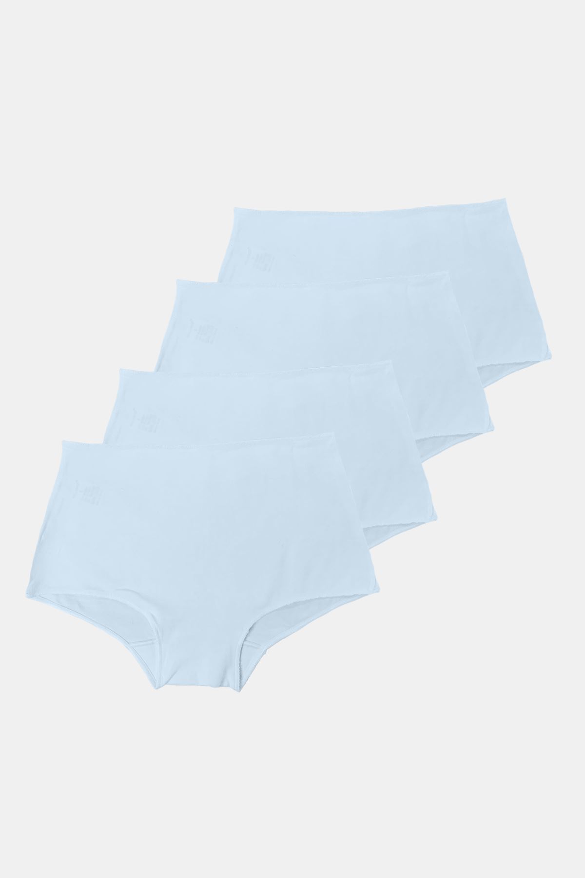 Malabadi Kadın Ekru 4 lü Paket Geniş Kenarlı Modal Külot 1053 