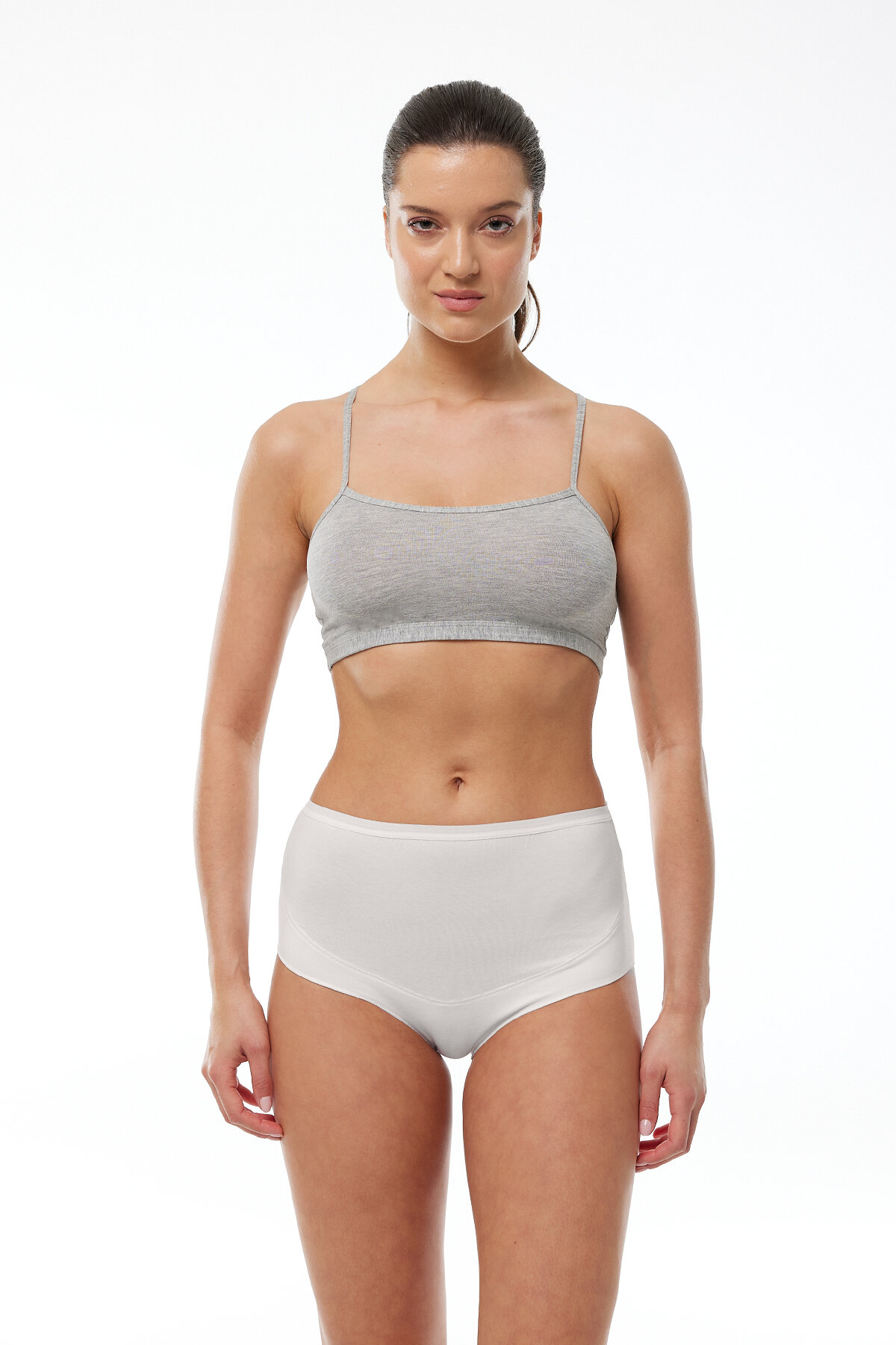 Malabadi Kadın Ekru Modal Toparlayıcı Hamile Külodu 198 - 2