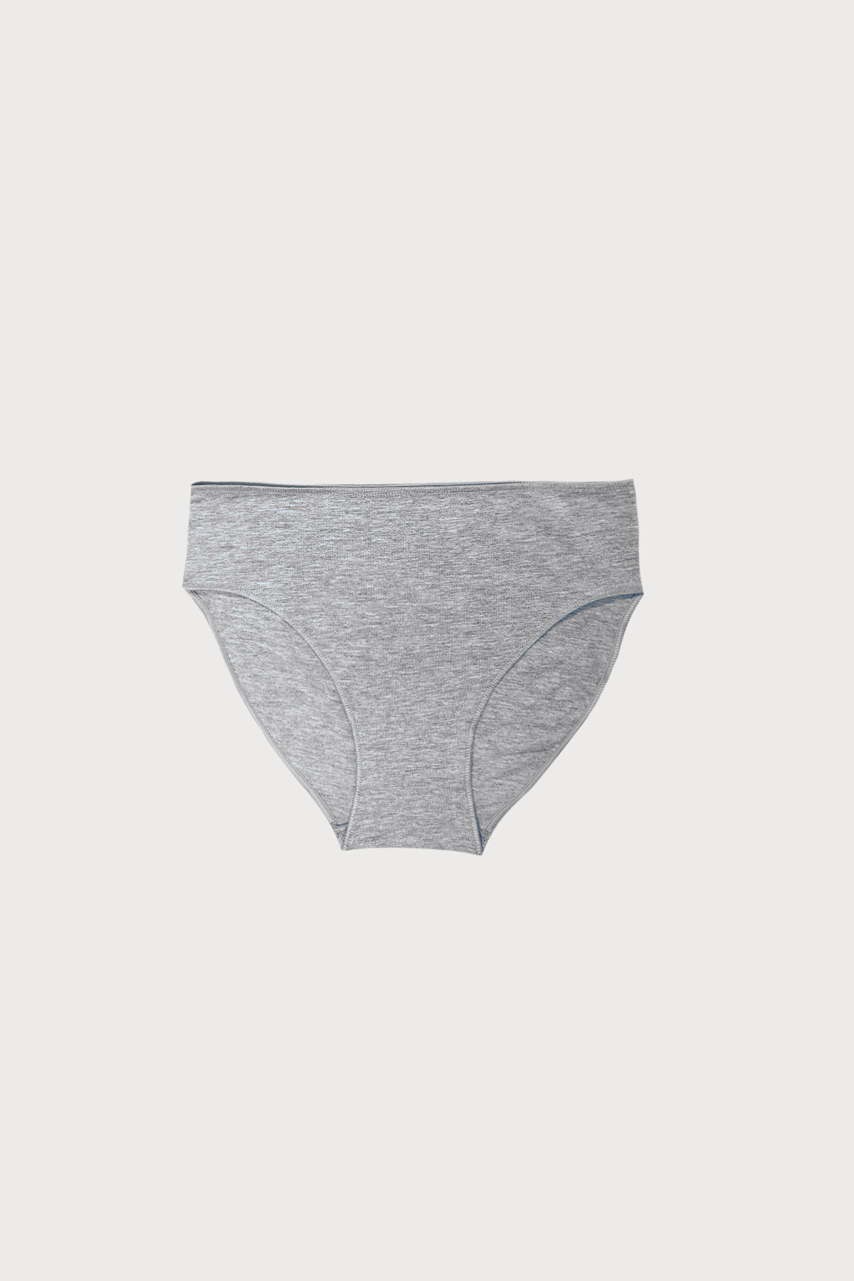 Malabadi Kadın Gri 6 lı Paket Modal Dar Kalıp Ara Bel Slip Külot 187 - 2
