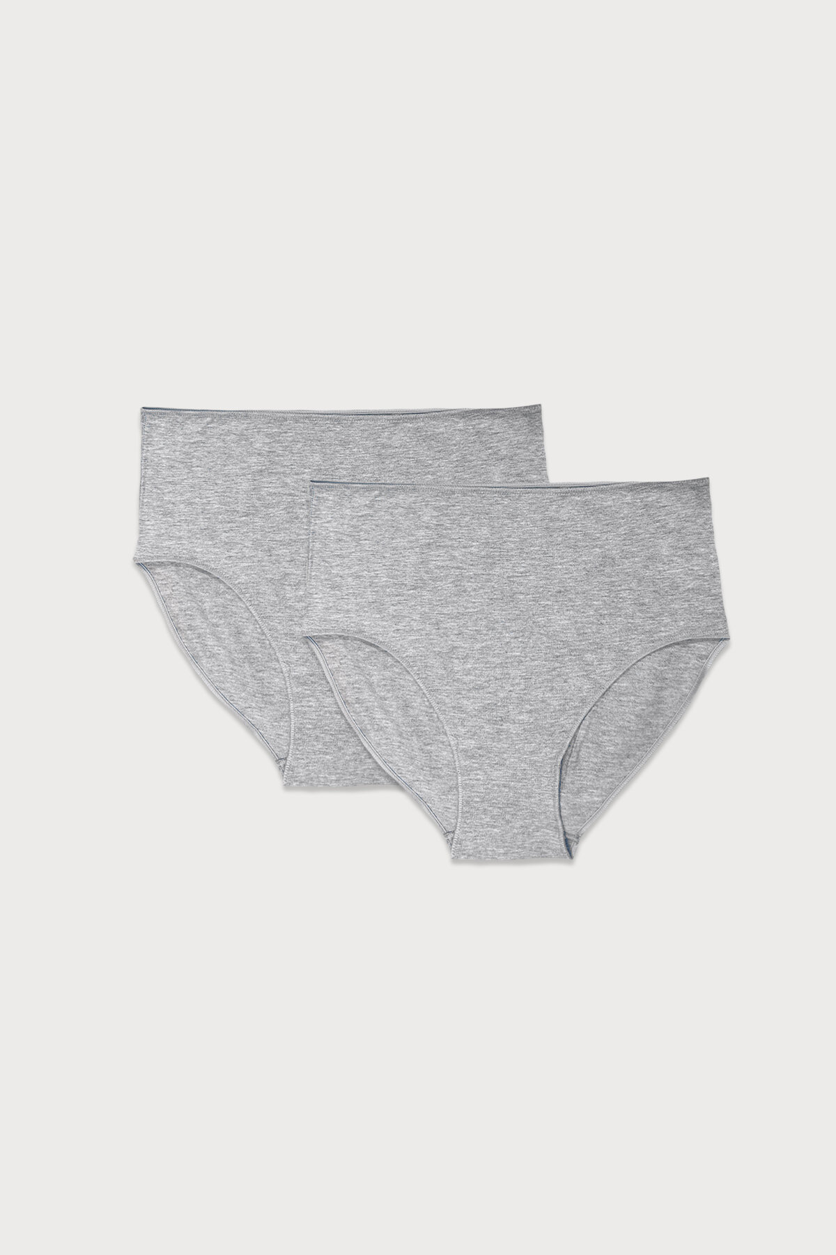 Malabadi Kadın Gri 6 lı Paket Modal Yüksek Bel Slip Külot 1955 - 2